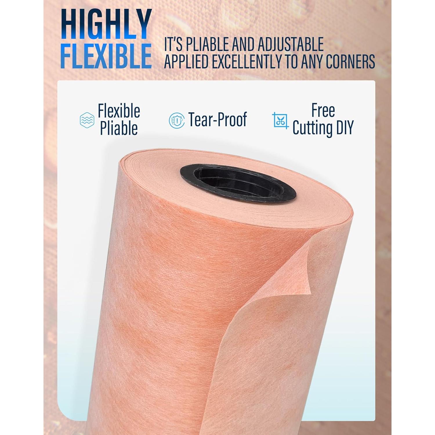 Membrana Impermeable Nanningo 5" x 5.03m para Ducha y Baño