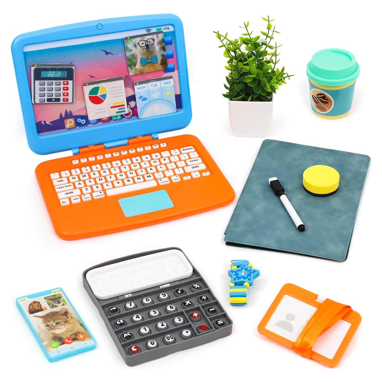 XIAPIA Juego de Imaginación Oficina Infantil 10 Piezas