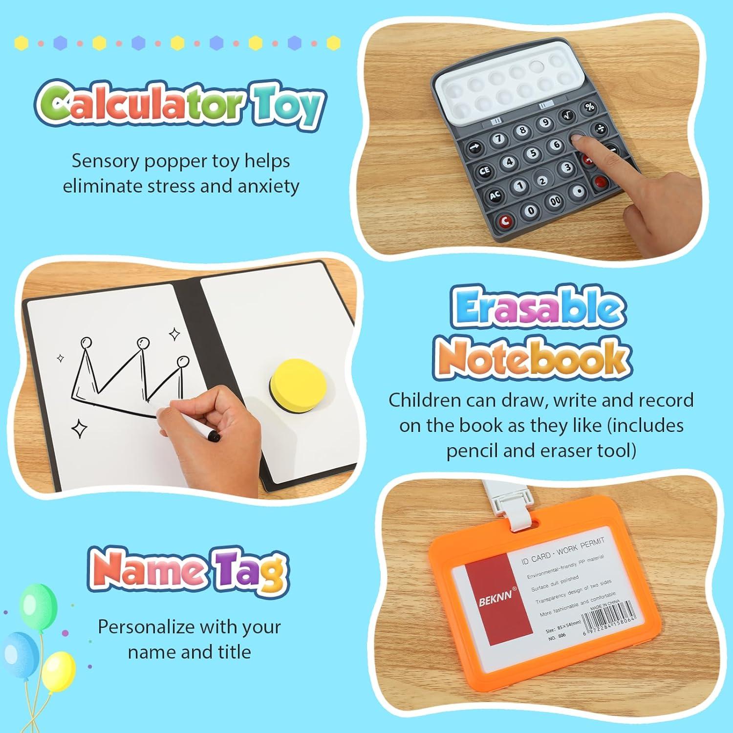 XIAPIA Juego de Imaginación Oficina Infantil 10 Piezas