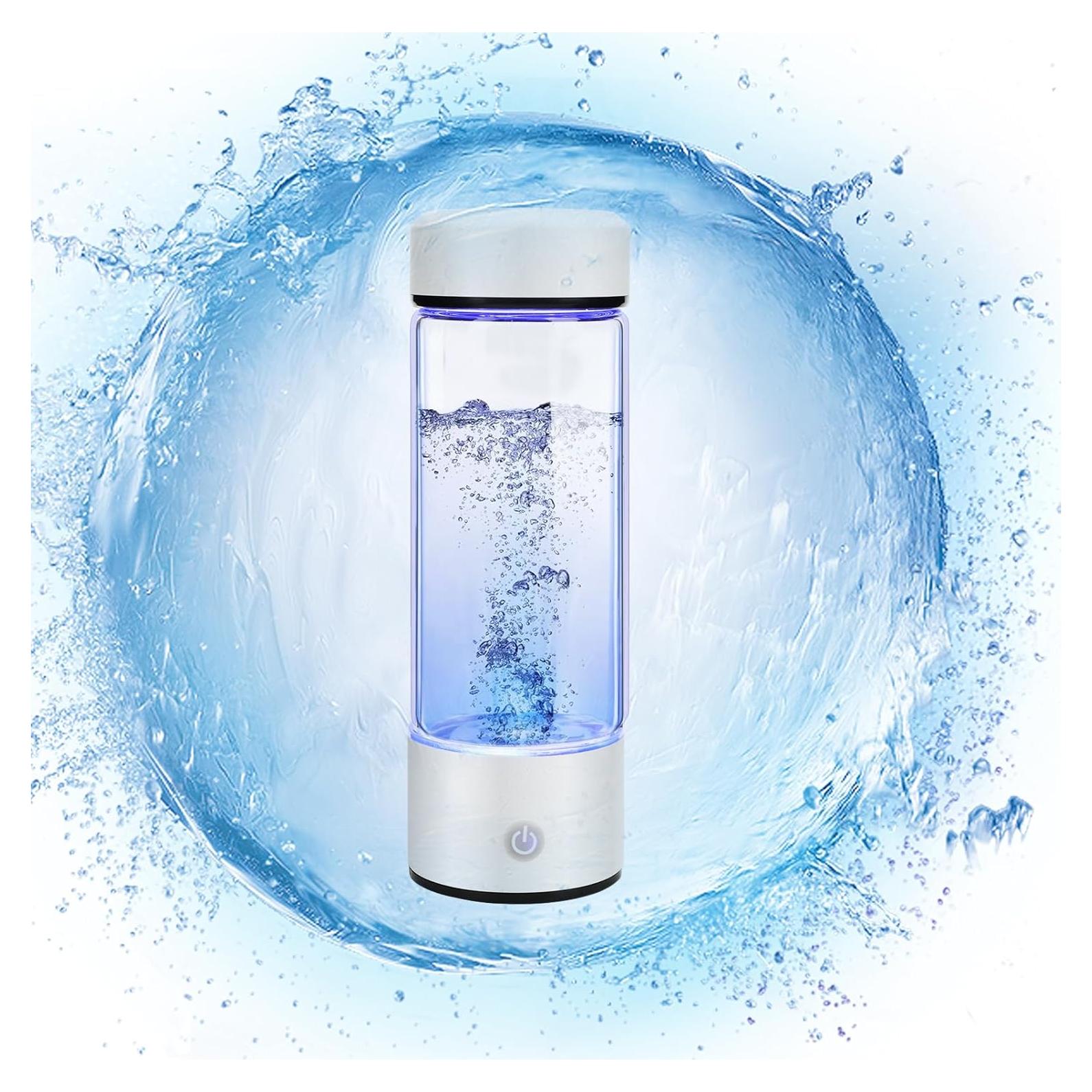 Botella de Agua de Hidrógeno AMZWATER FQBT 0.49kg Vidrio