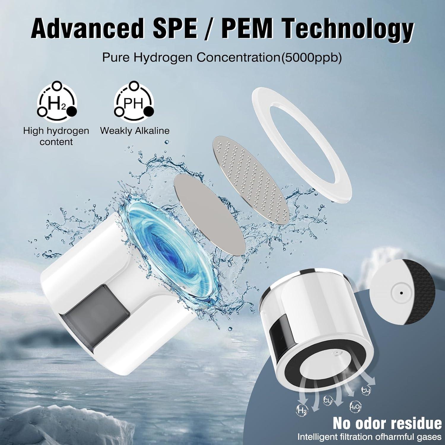 Generador de Agua de Hidrógeno IJEUH QSB-01 300ml Portátil