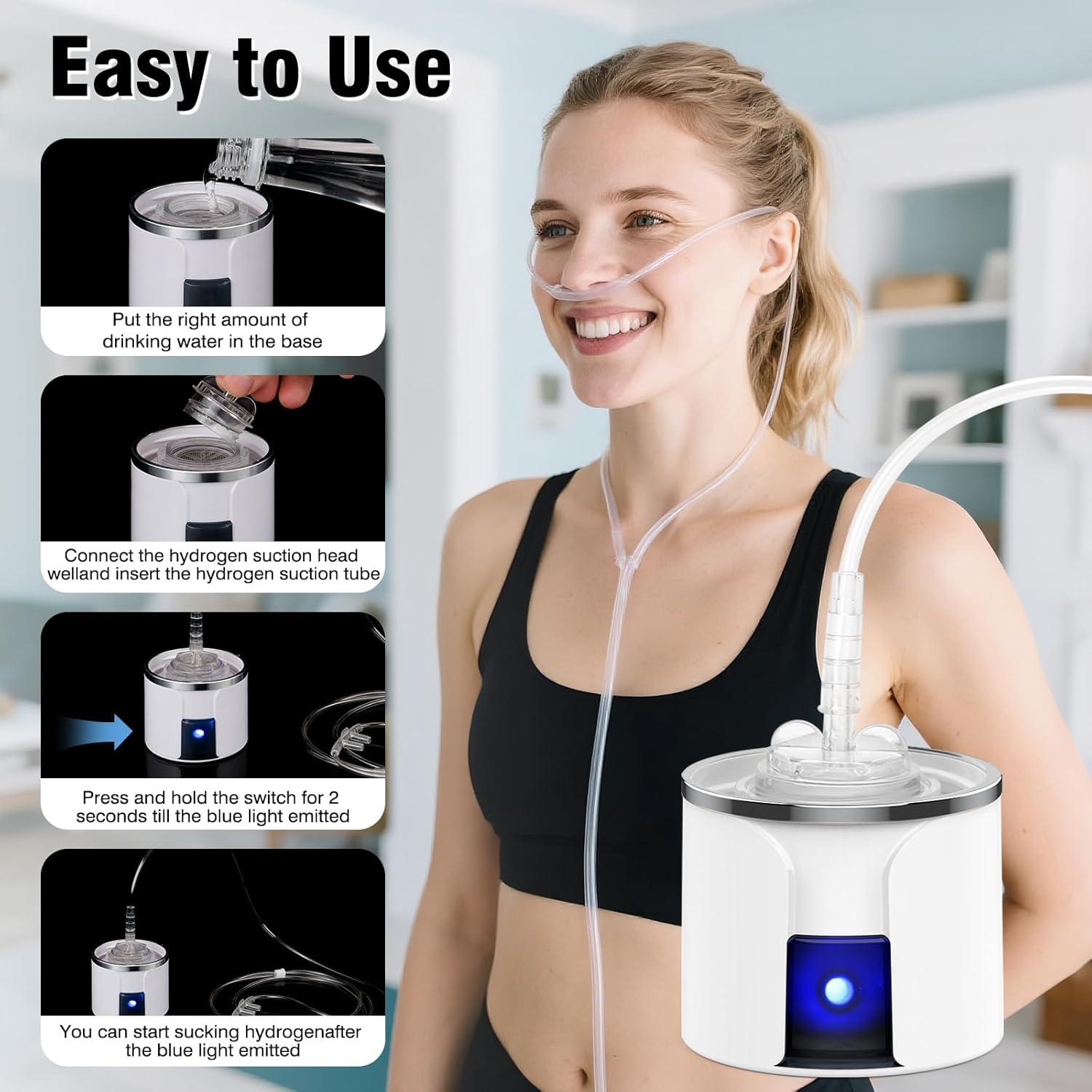 Generador de Agua de Hidrógeno IJEUH QSB-01 300ml Portátil