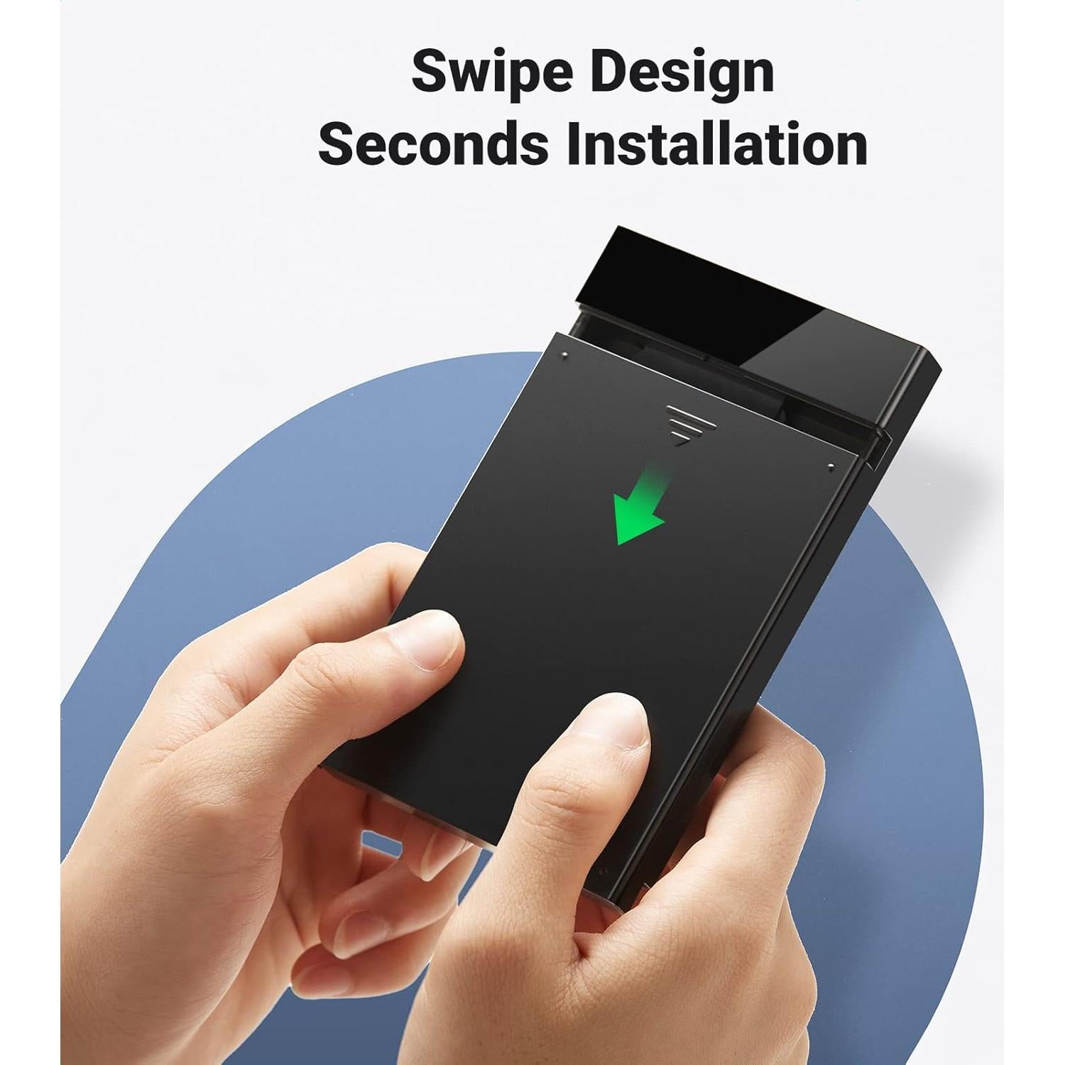 Carcasa Externa UGREEN 2.5" USB C 3.1 SATA III 6Gbps para HDD/SSD