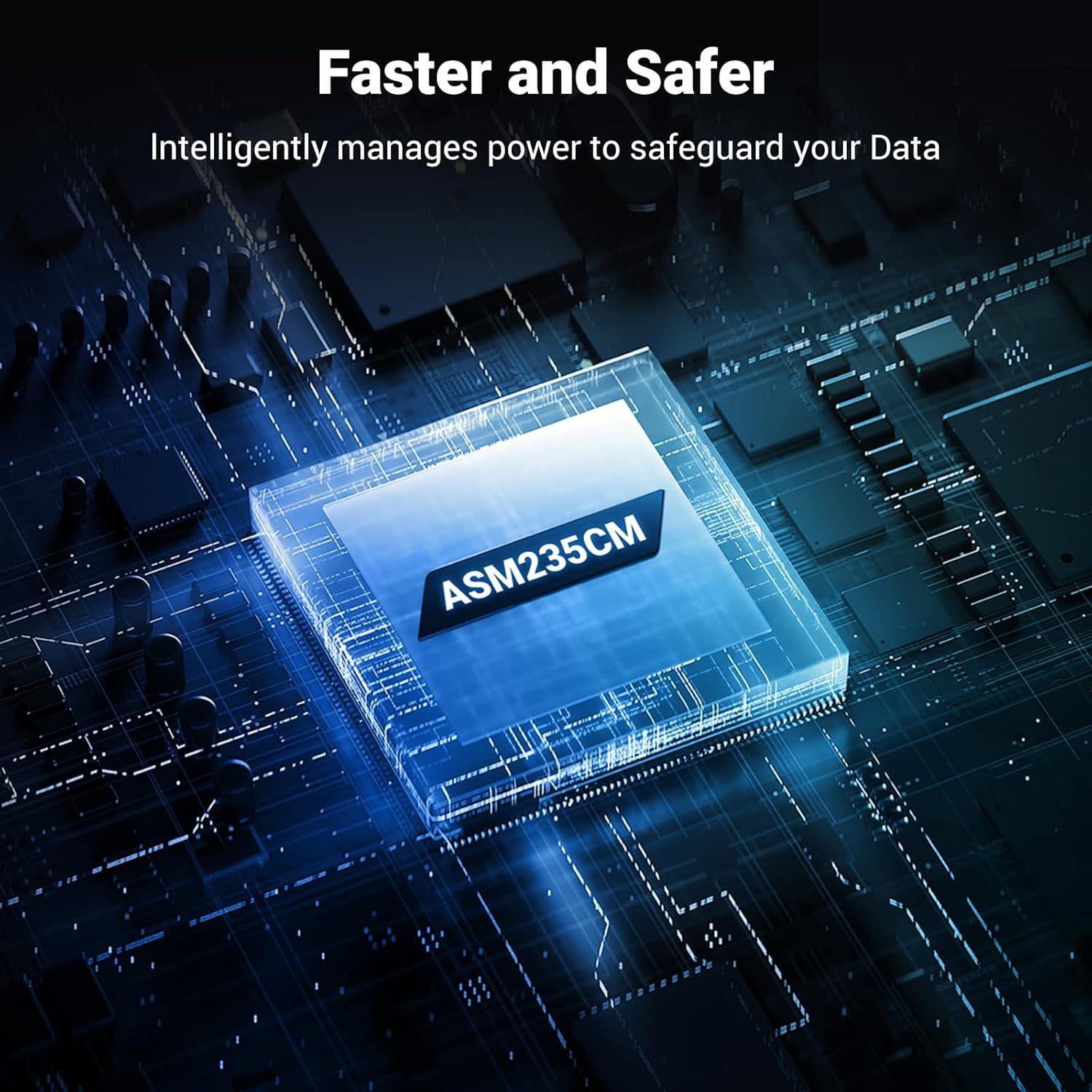 Carcasa Externa UGREEN 2.5" USB C 3.1 SATA III 6Gbps para HDD/SSD