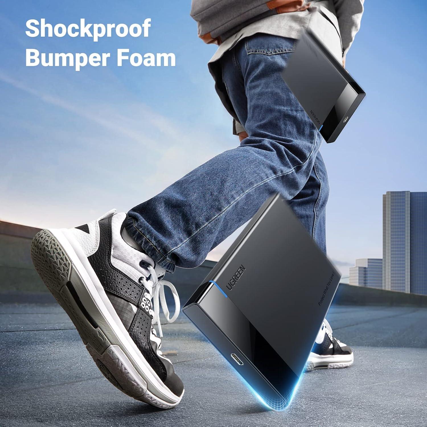 Carcasa Externa UGREEN 2.5" USB C 3.1 SATA III 6Gbps para HDD/SSD