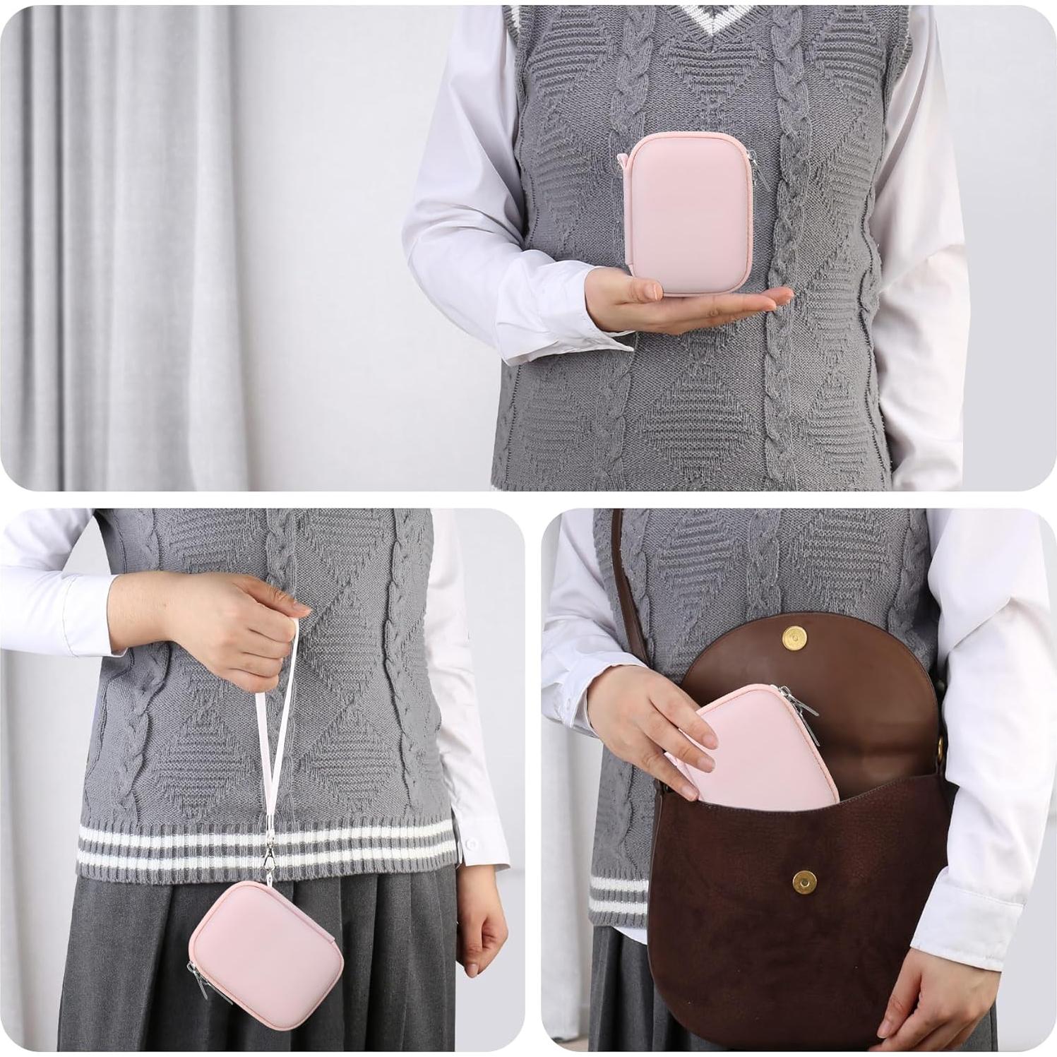 Funda Dura RAIALL para Samsung T7 Shield SSD 1TB 2TB 4TB Rosa