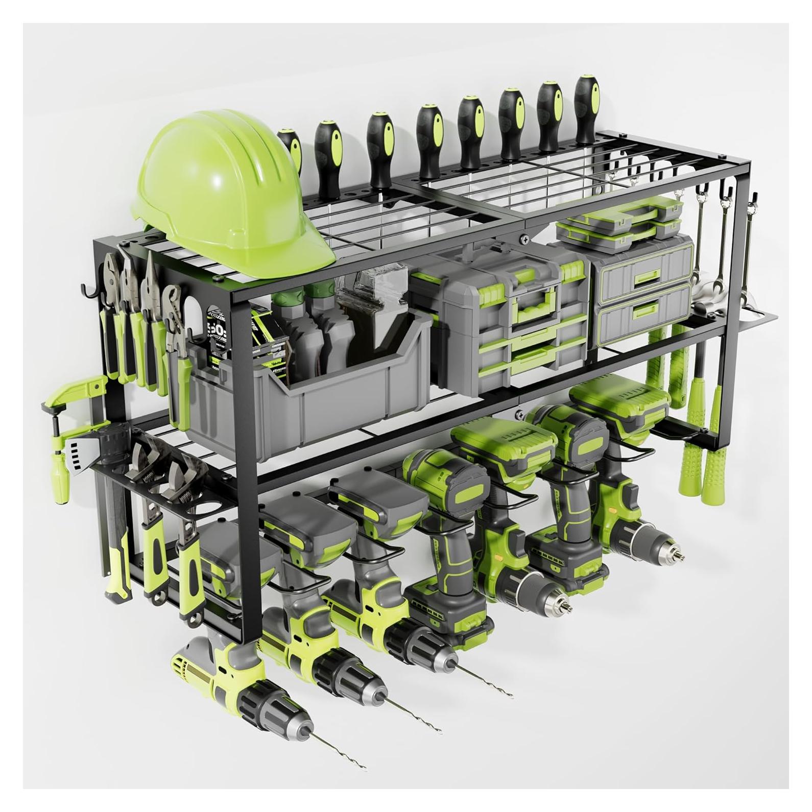 Organizador de Herramientas Unlumm 3 Estantes 68 Kg Montaje Pared