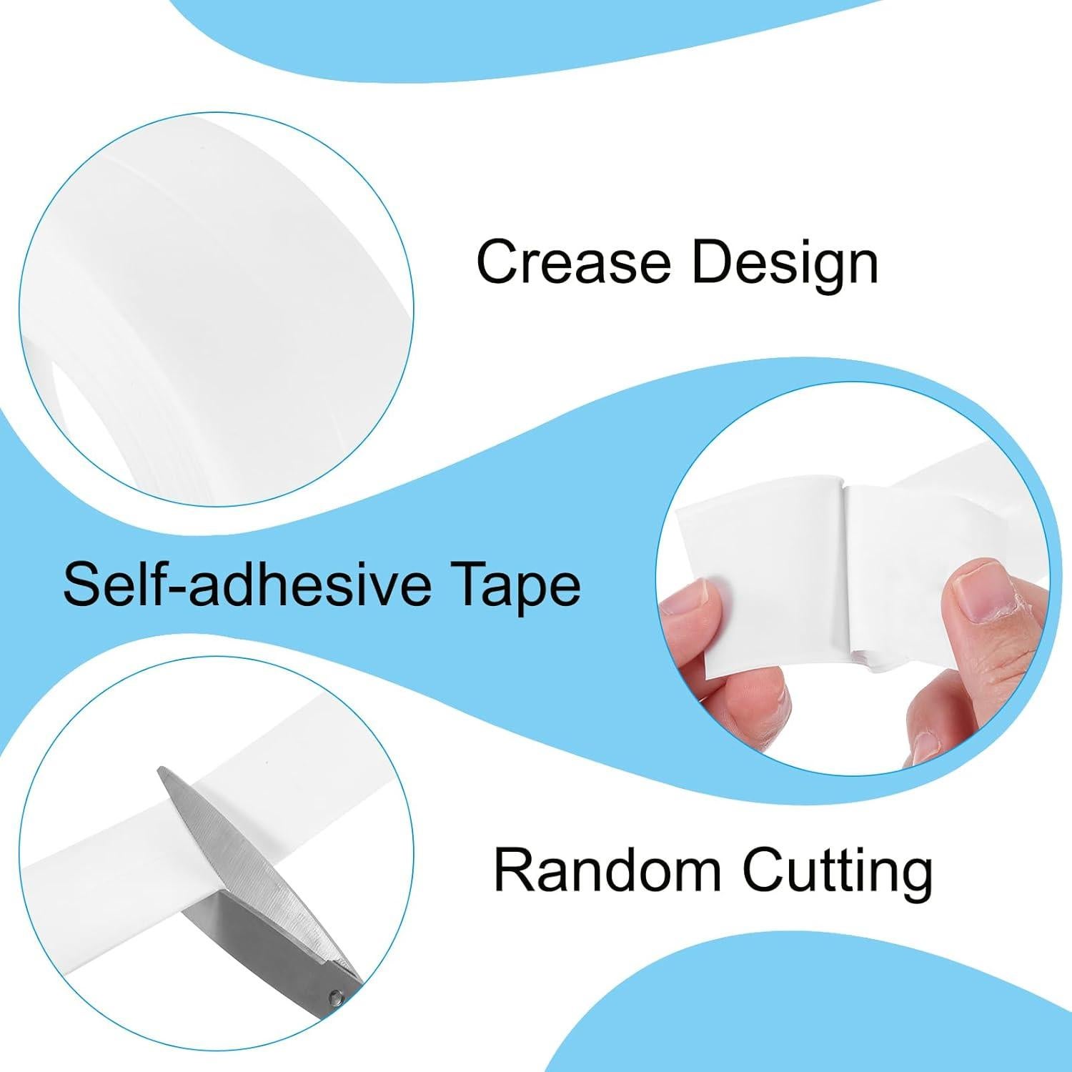 Cinta de Sellado Autoadhesiva PATIKIL 22 mm x 3.2 m Gris