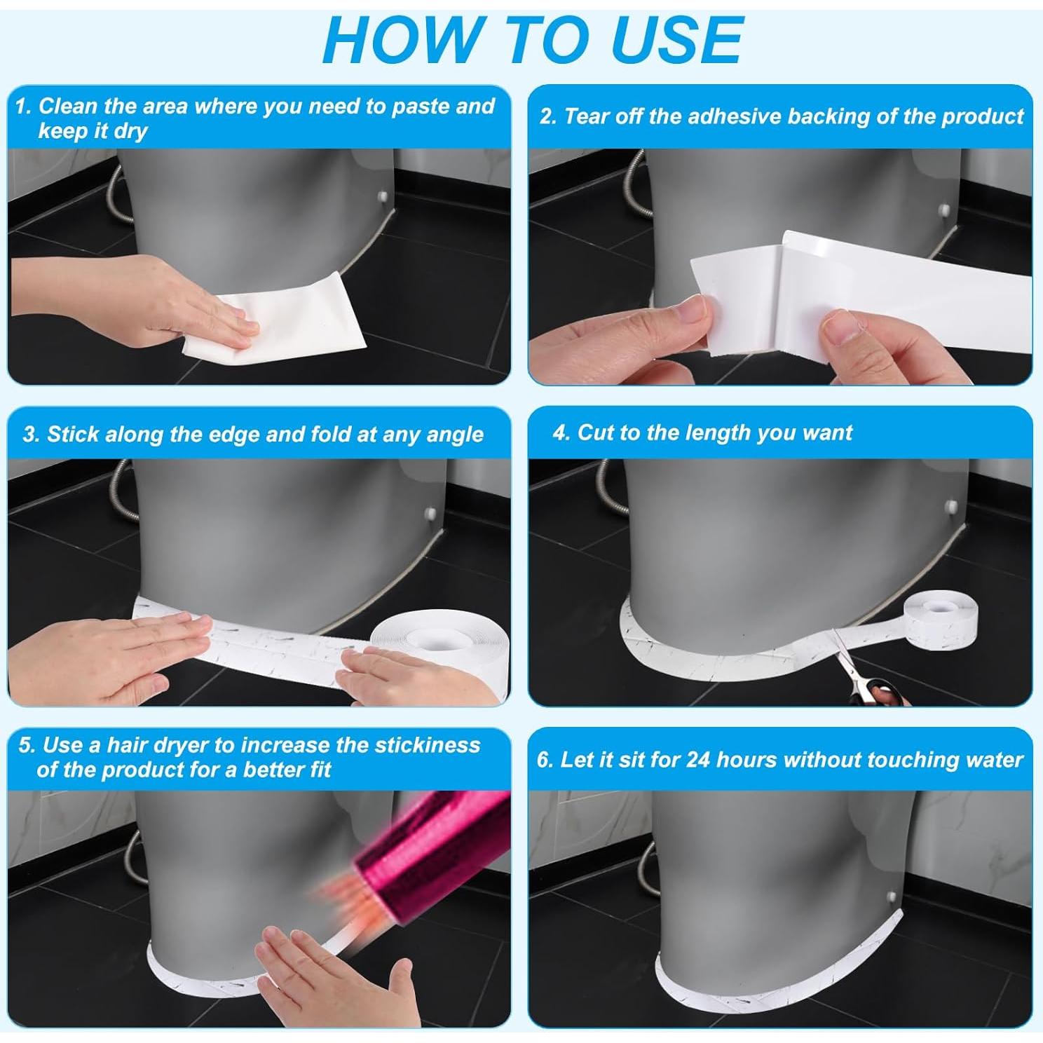 Cinta de Sellado Autoadhesiva PATIKIL 22 mm x 3.2 m Gris