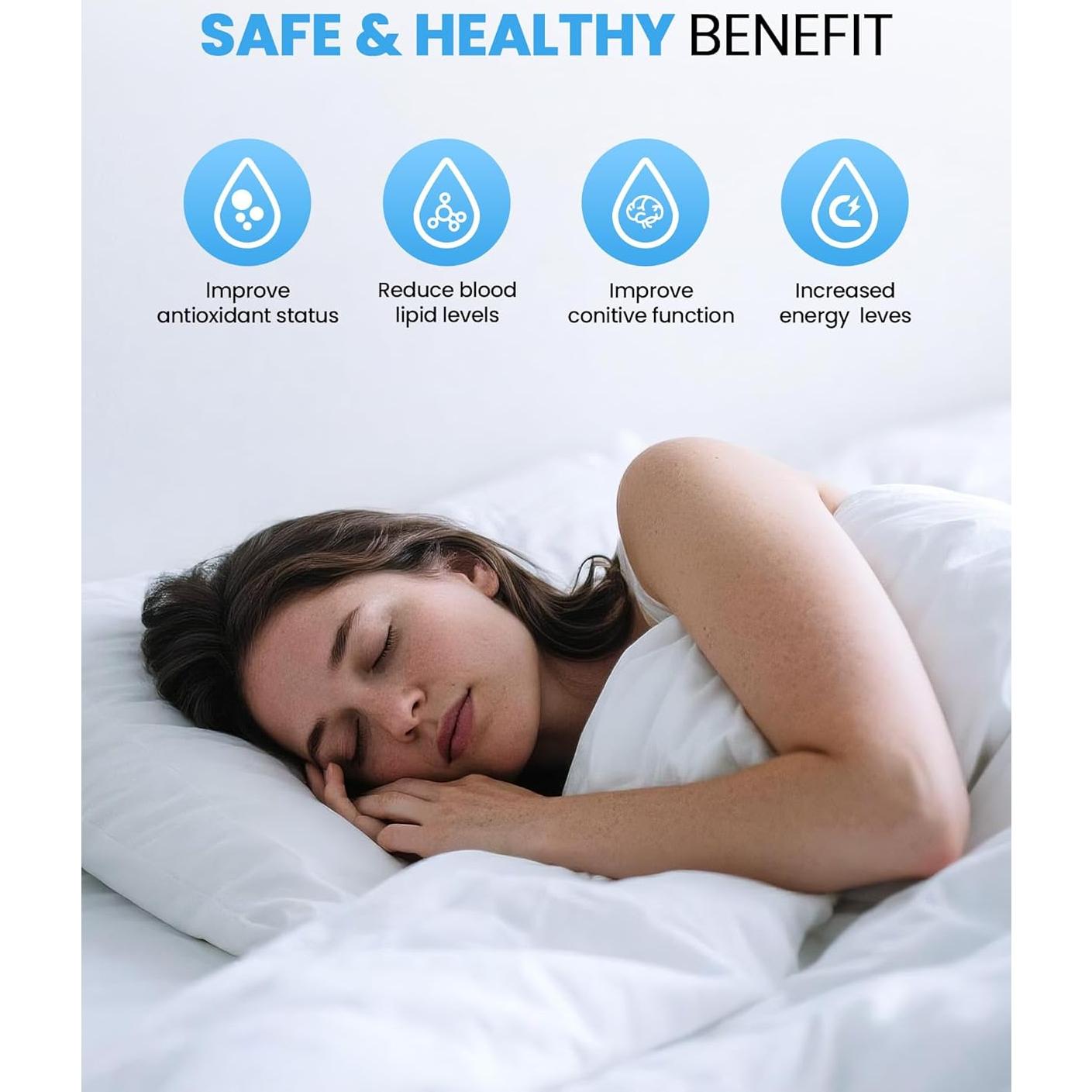 Botella de Agua de Hidrógeno LOOHOI 460ml Portátil a Prueba de Fugas