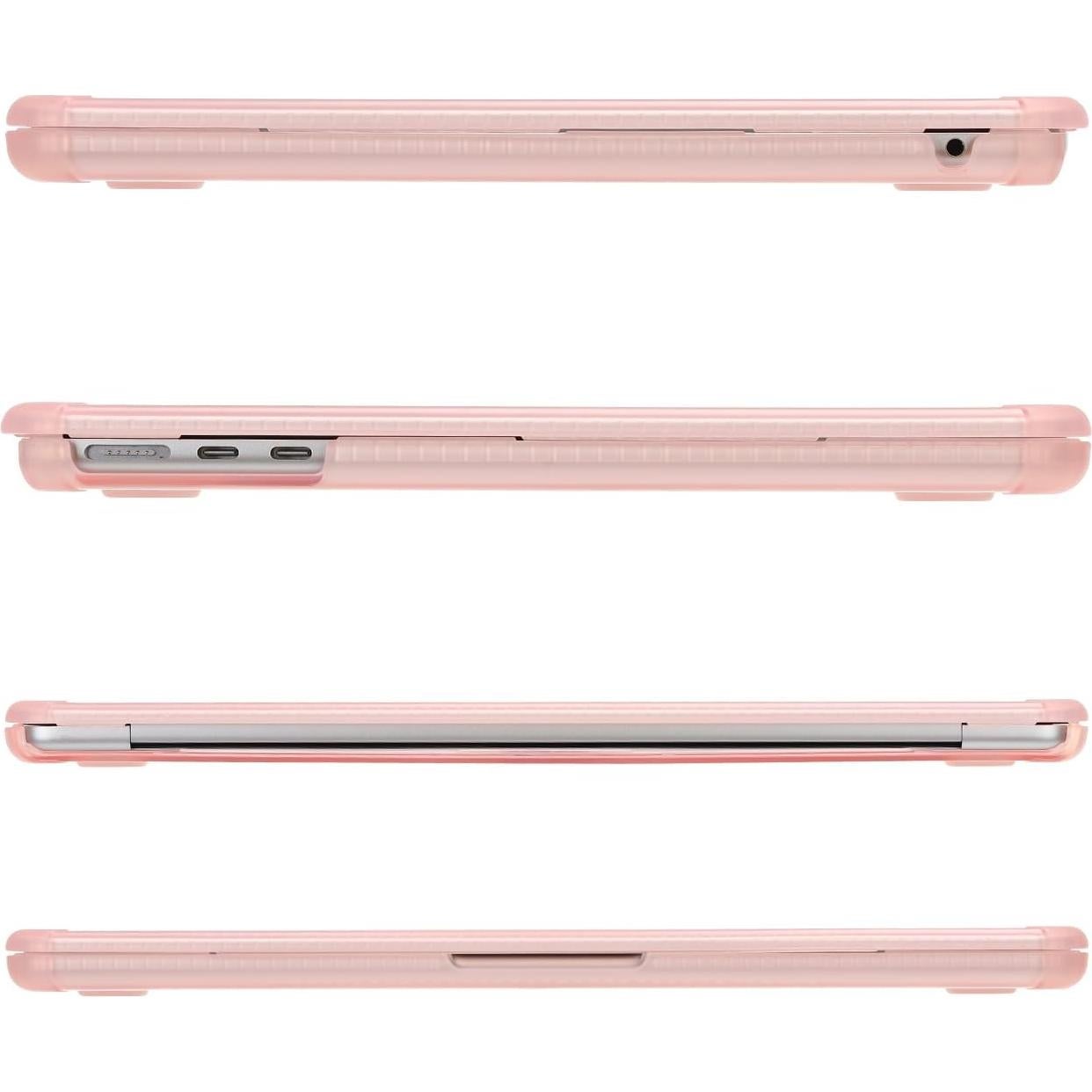 Funda Dura Mosiso para MacBook Air 13.6 Rosa 2025-2022