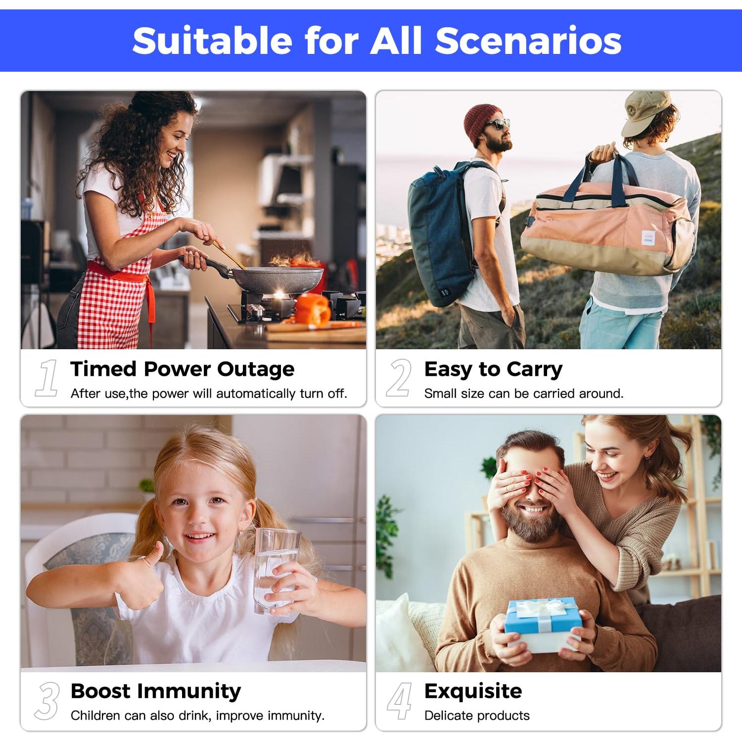 Botella de Agua de Hidrógeno IMUNHMP Plata-02 420ml