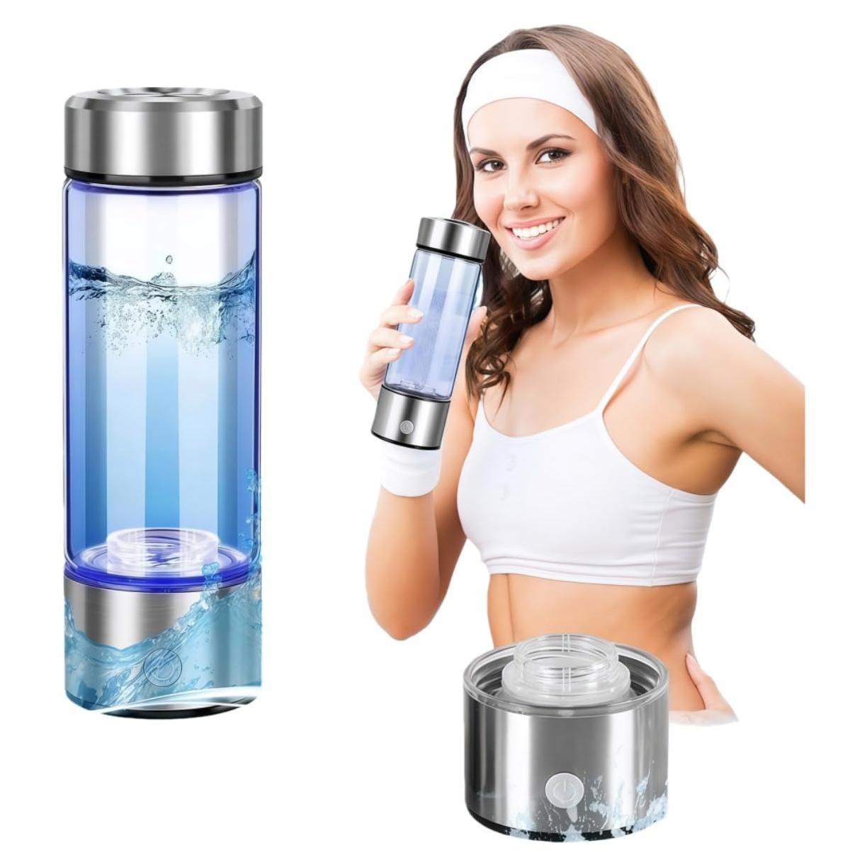 Botella de Agua de Hidrógeno GXFANZHU 2 en 1 4000 ppb 3 Minutos