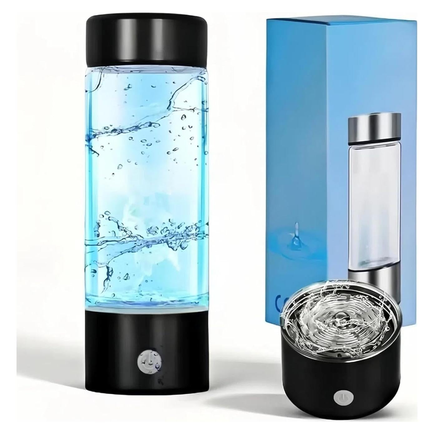 Botella de Agua de Hidrógeno DREAMOSA 420ml Portátil Negra