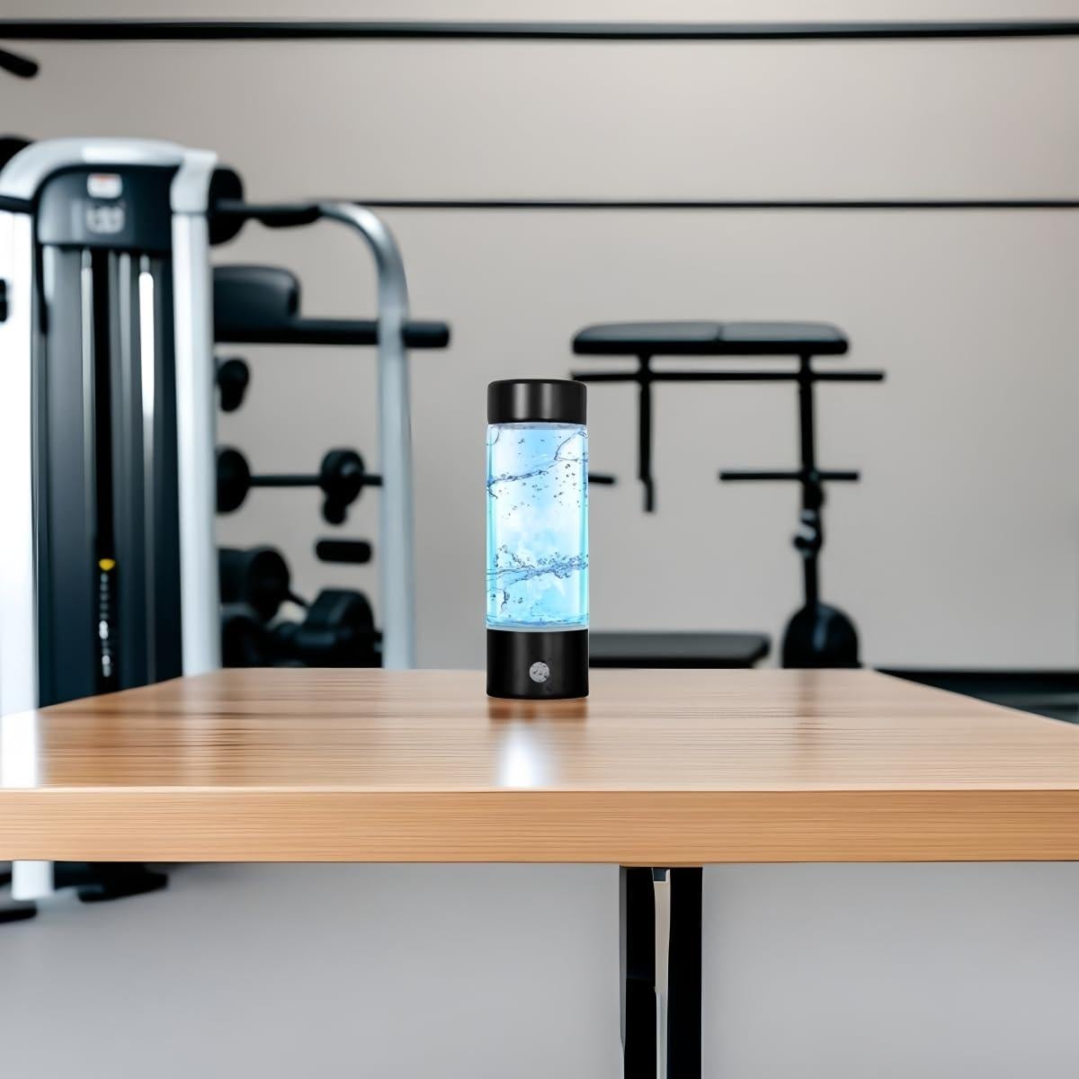 Botella de Agua de Hidrógeno DREAMOSA 420ml Portátil Negra