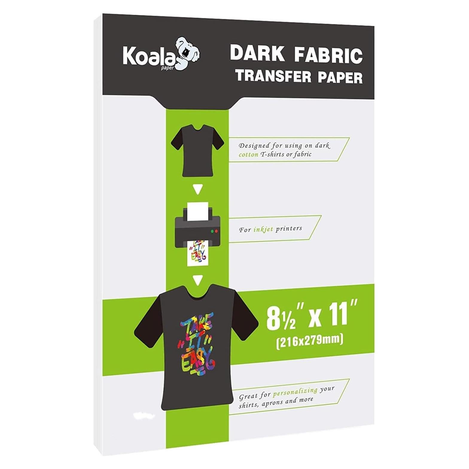 Papel de Transferencia de Calor Koala 20 Hojas 21.6x27.9 cm