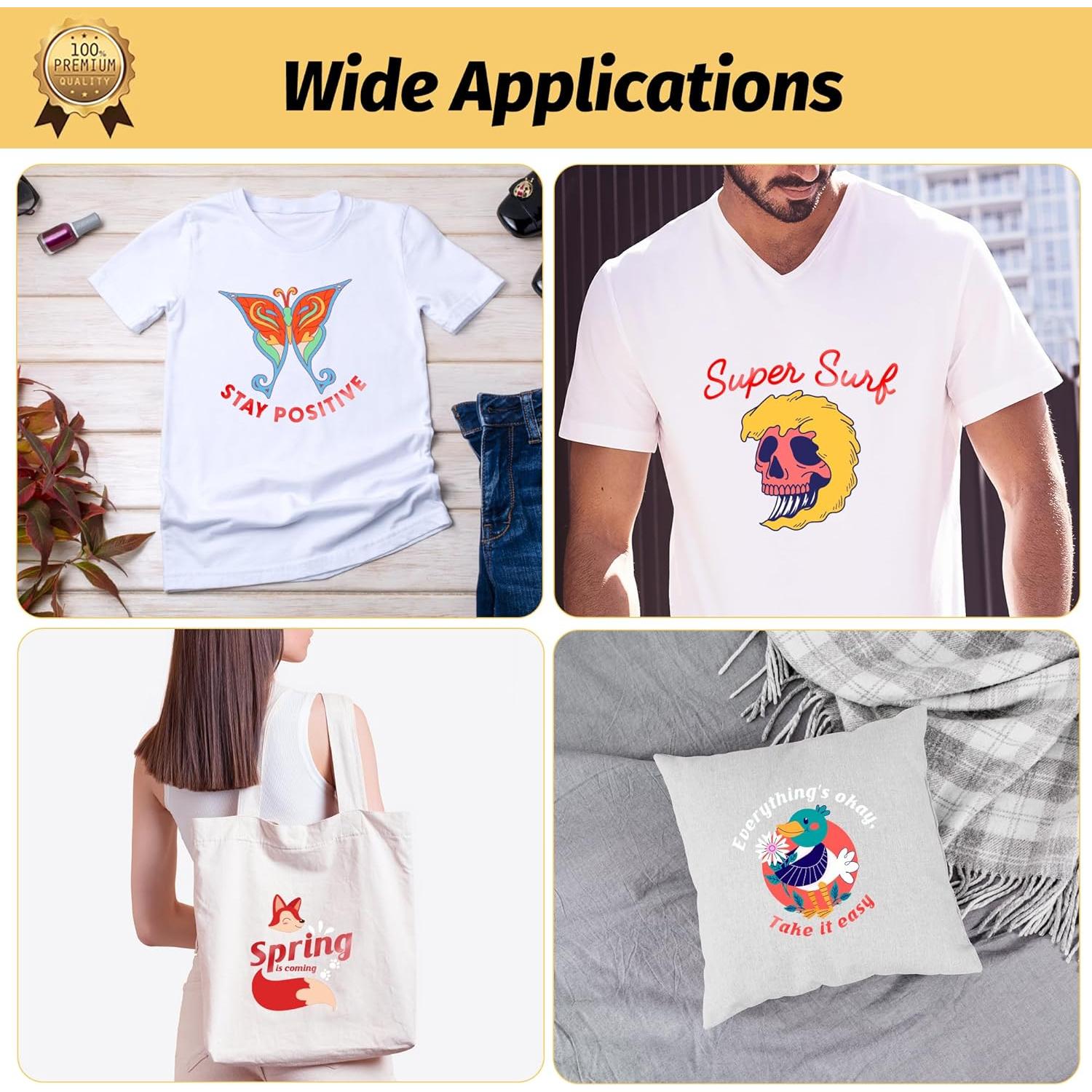 Papel de Transferencia Térmica TransOurDream A4 Claro 20 Hojas