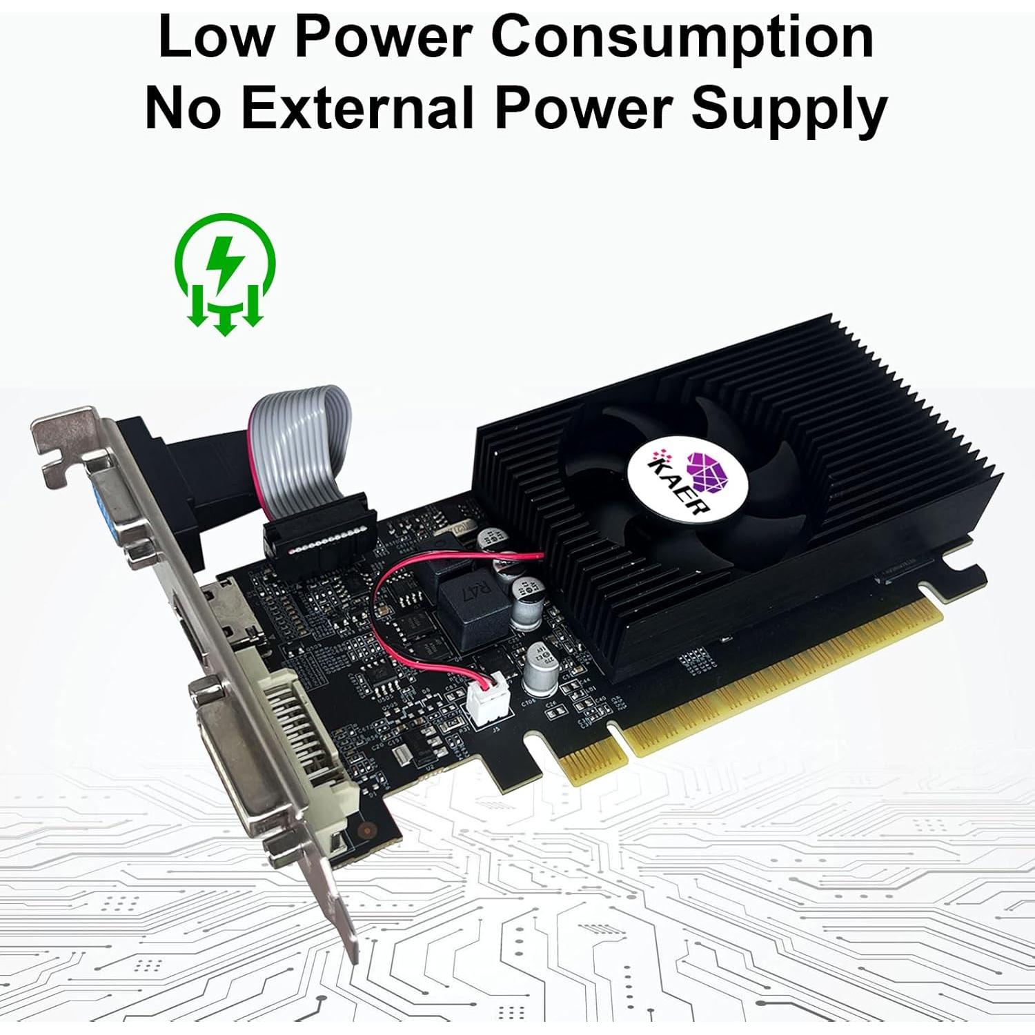 Tarjeta Gráfica KAER GT 730 4GB DDR3 DirectX 11 HDMI