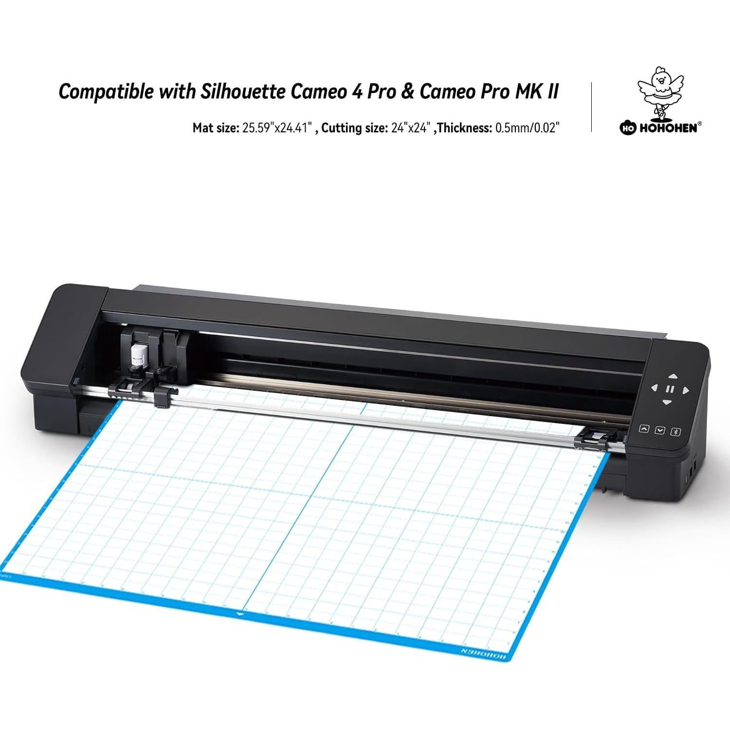 Alfombrillas de Corte Hohohen 24x24 cm para Silhouette Cameo Pro