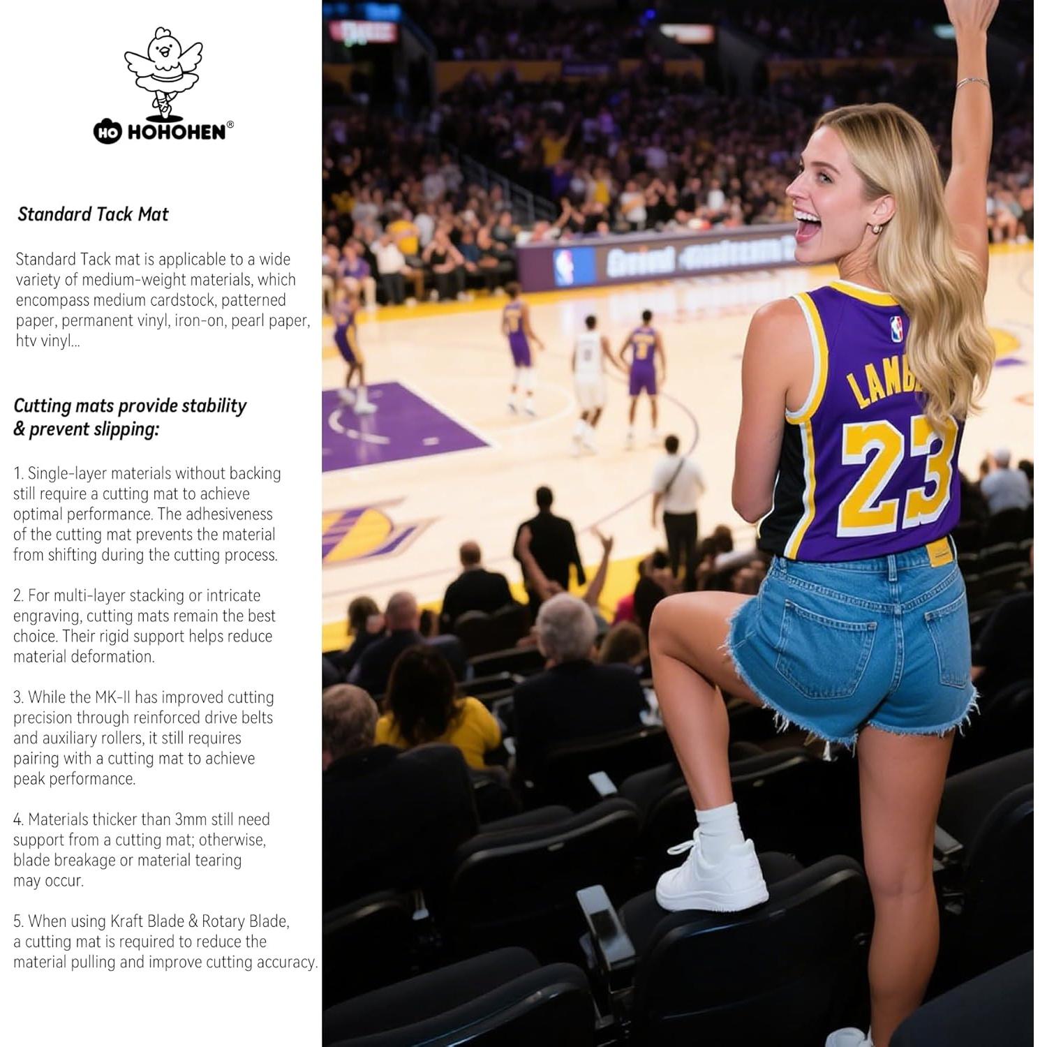 Alfombrillas de Corte Hohohen 24x24 cm para Silhouette Cameo Pro