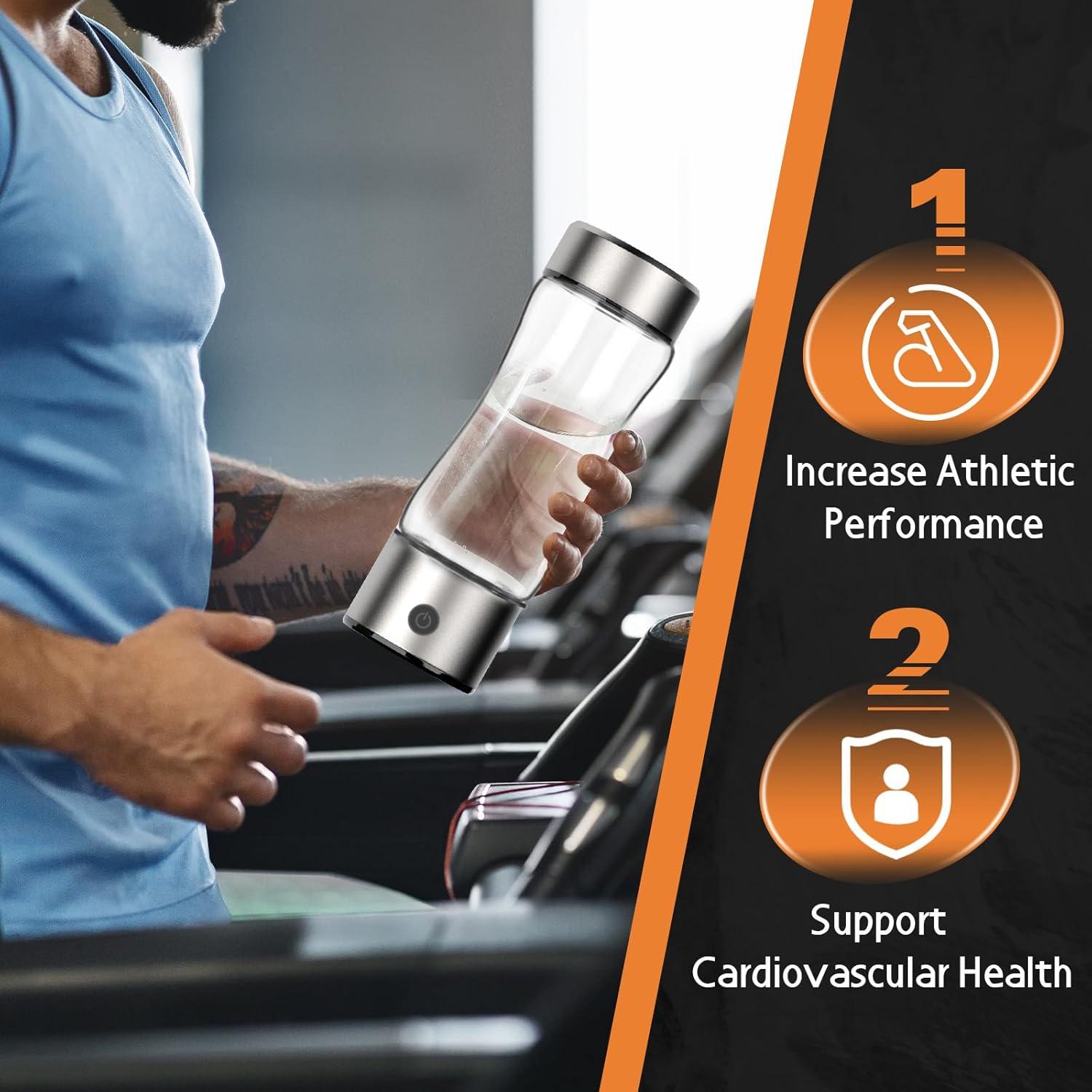 Generador de Agua de Hidrógeno Fakllod AB-H267c 400ml Portátil