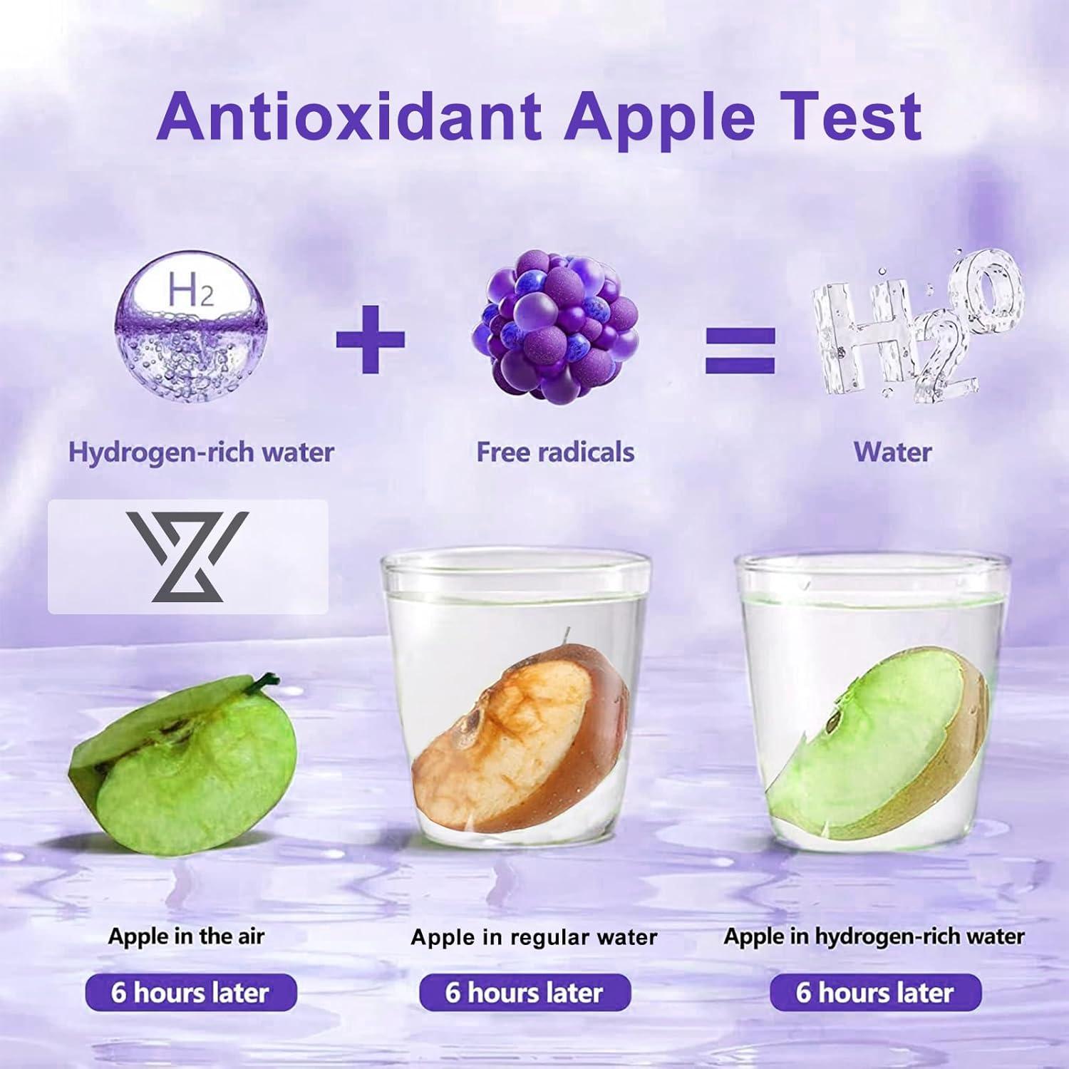 Botella de Agua de Hidrógeno HomEnjoy 414ml Portátil Recargable