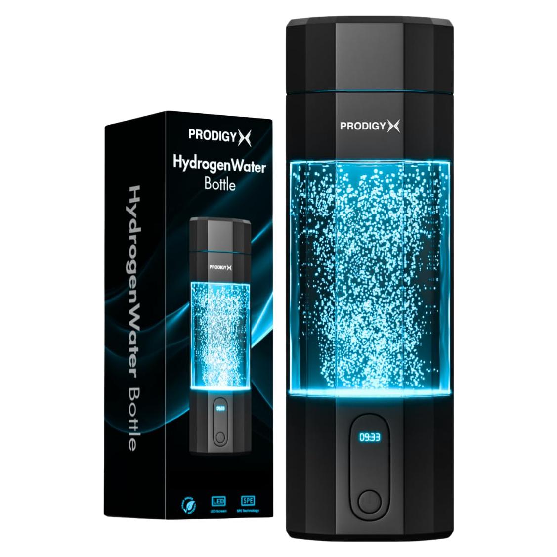 Botella de Agua de Hidrógeno Prodigy X 210ml - 5.85 PPM