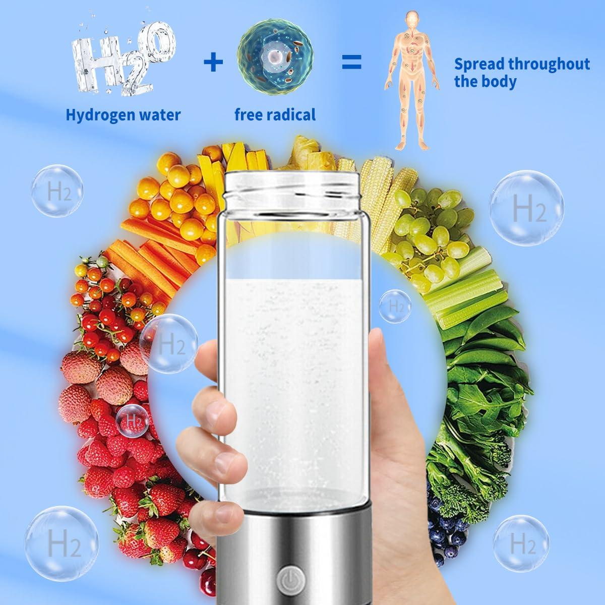 Botella de Agua de Hidrógeno H2next - Generador Portátil 396.9 ml