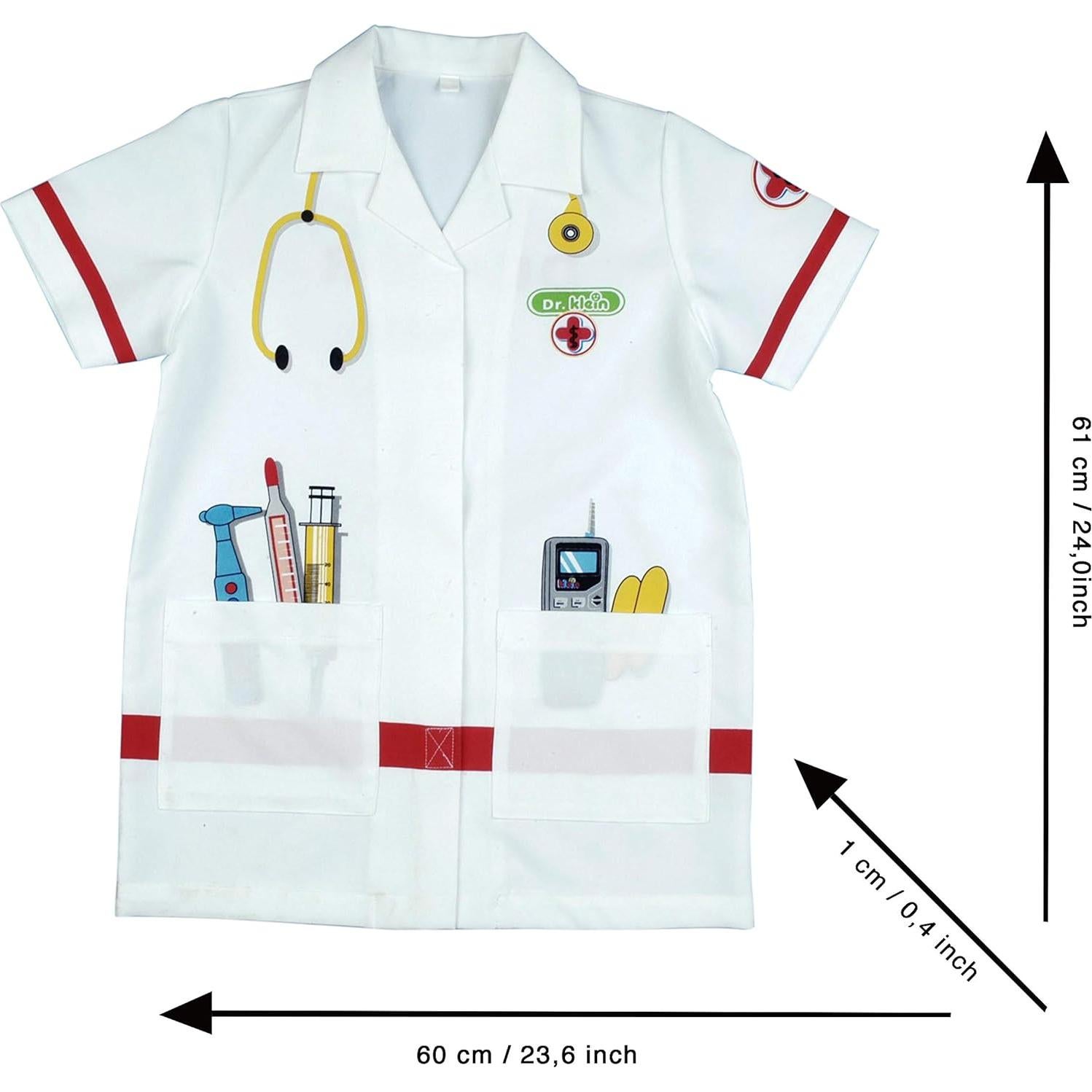 Disfraz de Doctor PRO Klein con Accesorios - Niños 3-6 años