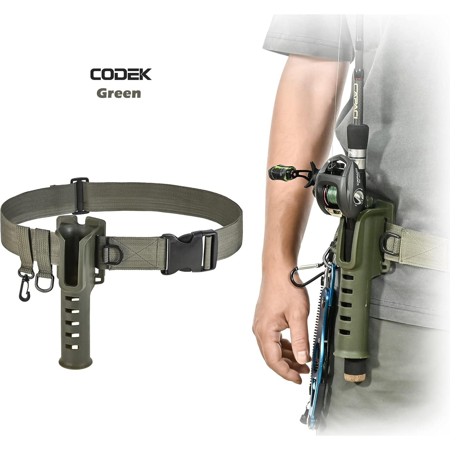 Soporte de caña de pescar CODEK 28189 cinturón ajustable