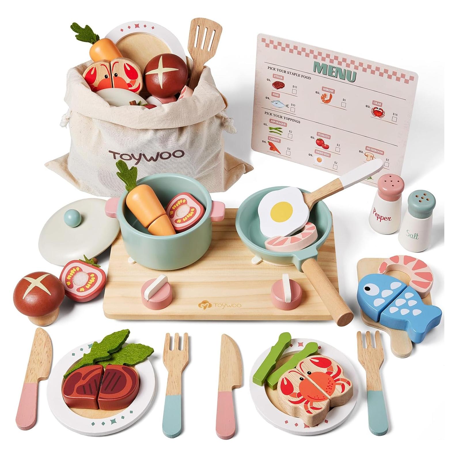 Conjunto de Cocina de Madera ZheJiang 24x26x5 cm Juguete Infantil