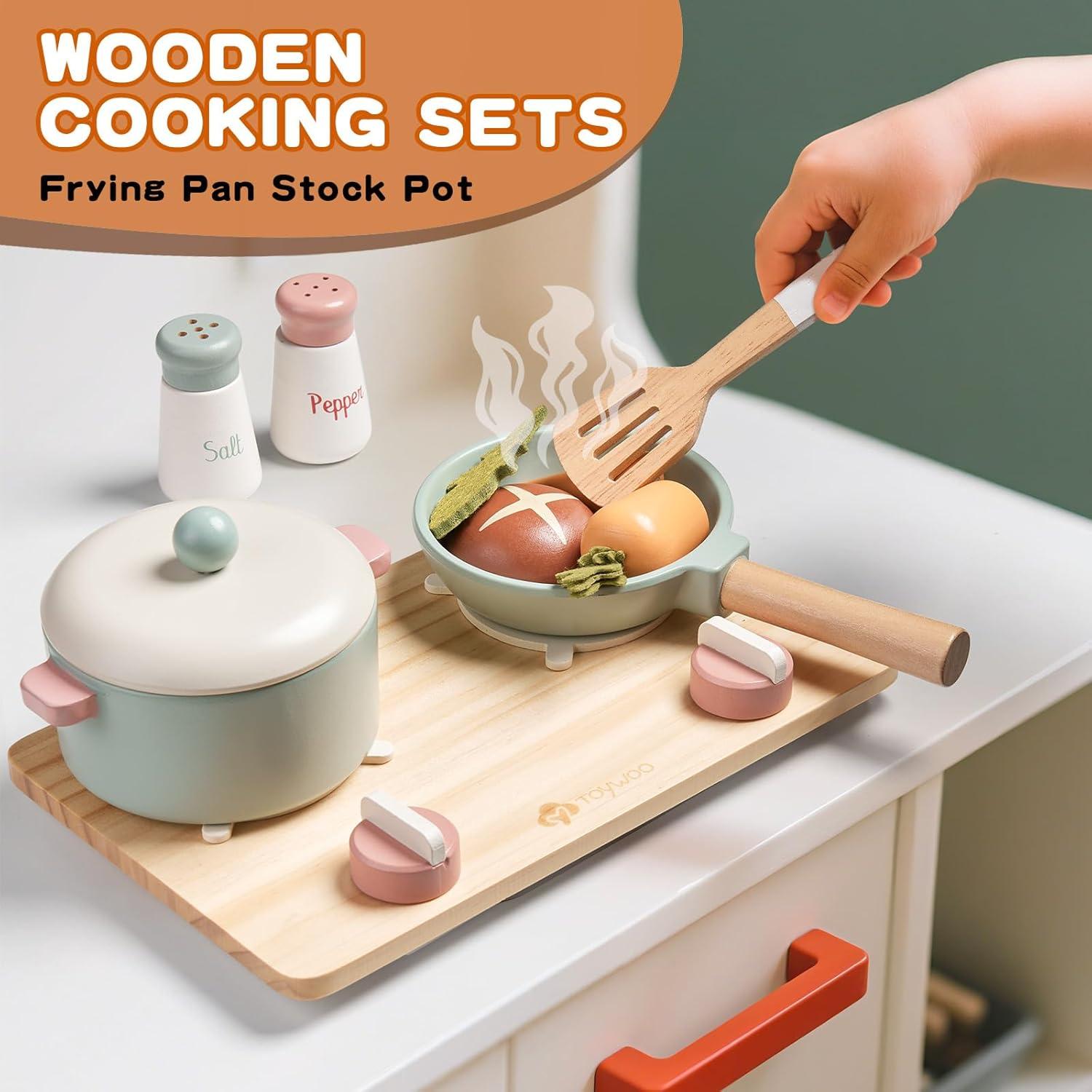 Conjunto de Cocina de Madera ZheJiang 24x26x5 cm Juguete Infantil