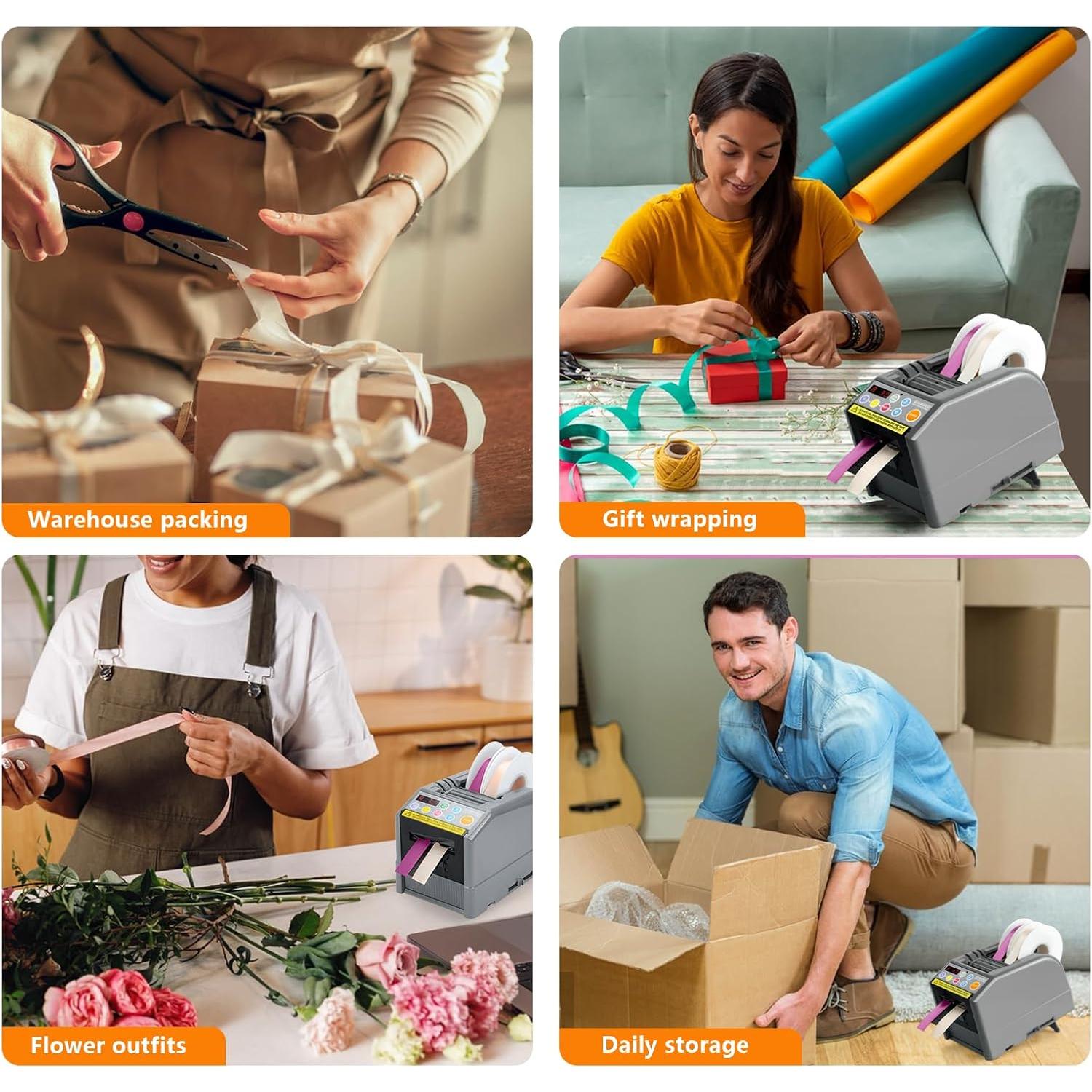 Cortadora Automática de Cinta KIUSUOZI 6-60mm Doble Cara