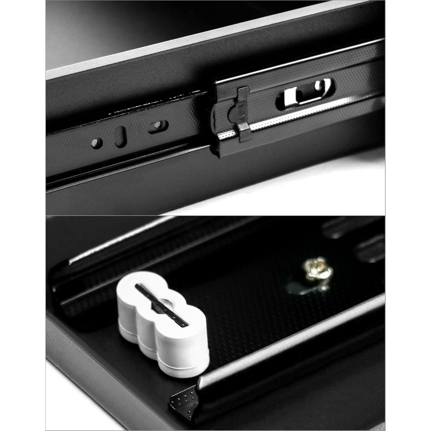 Cajón de Servidor 3U QWORK Montable en Rack Negro