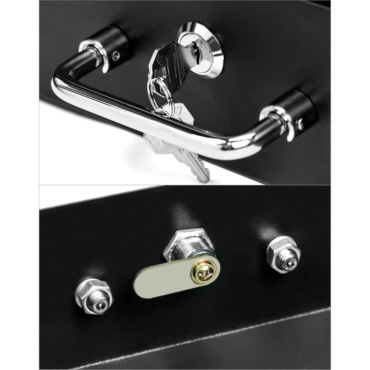 Cajón de Servidor 3U QWORK Montable en Rack Negro