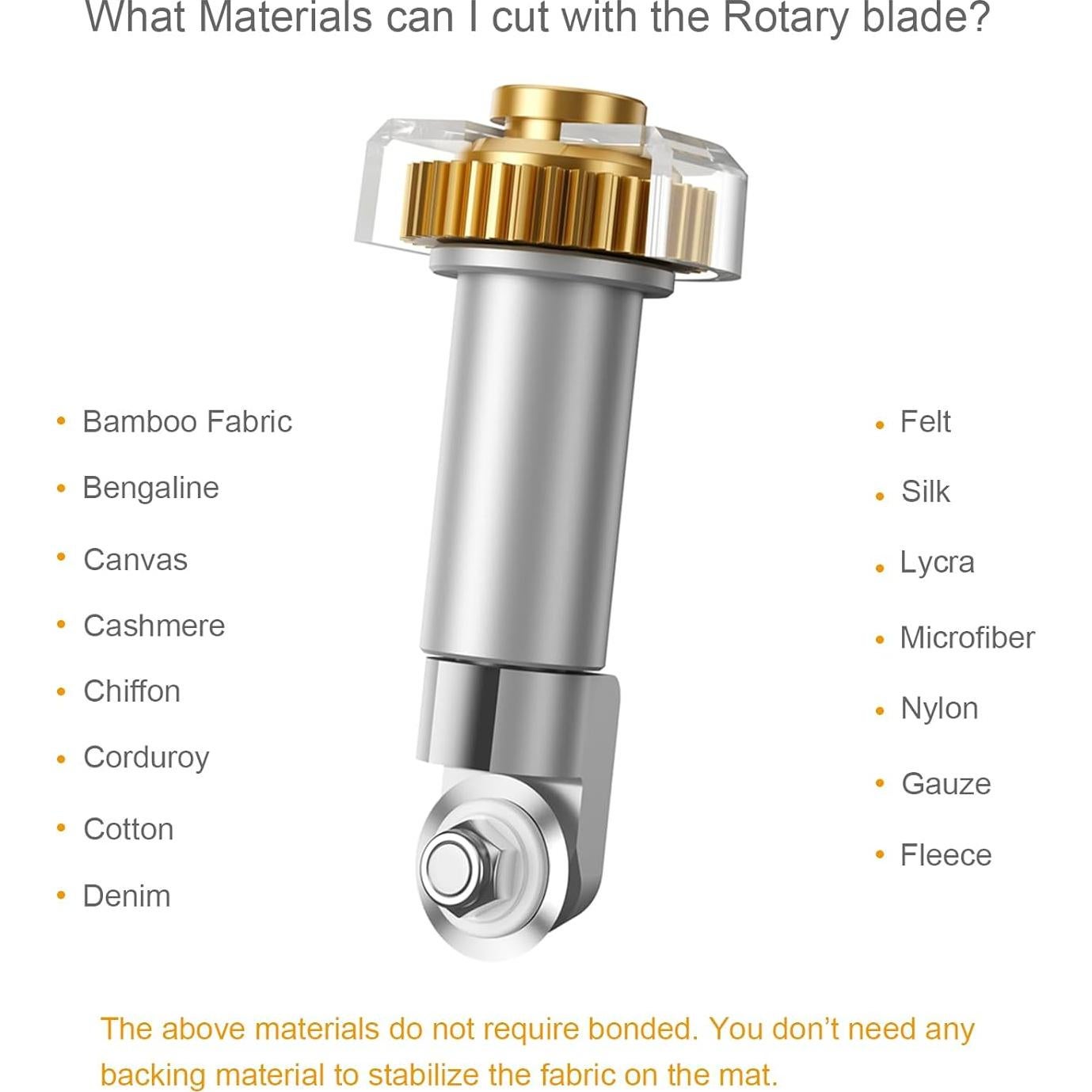 Cuchilla Rotativa Aosry para Maker 4/3 - Cortes Precisión Tela