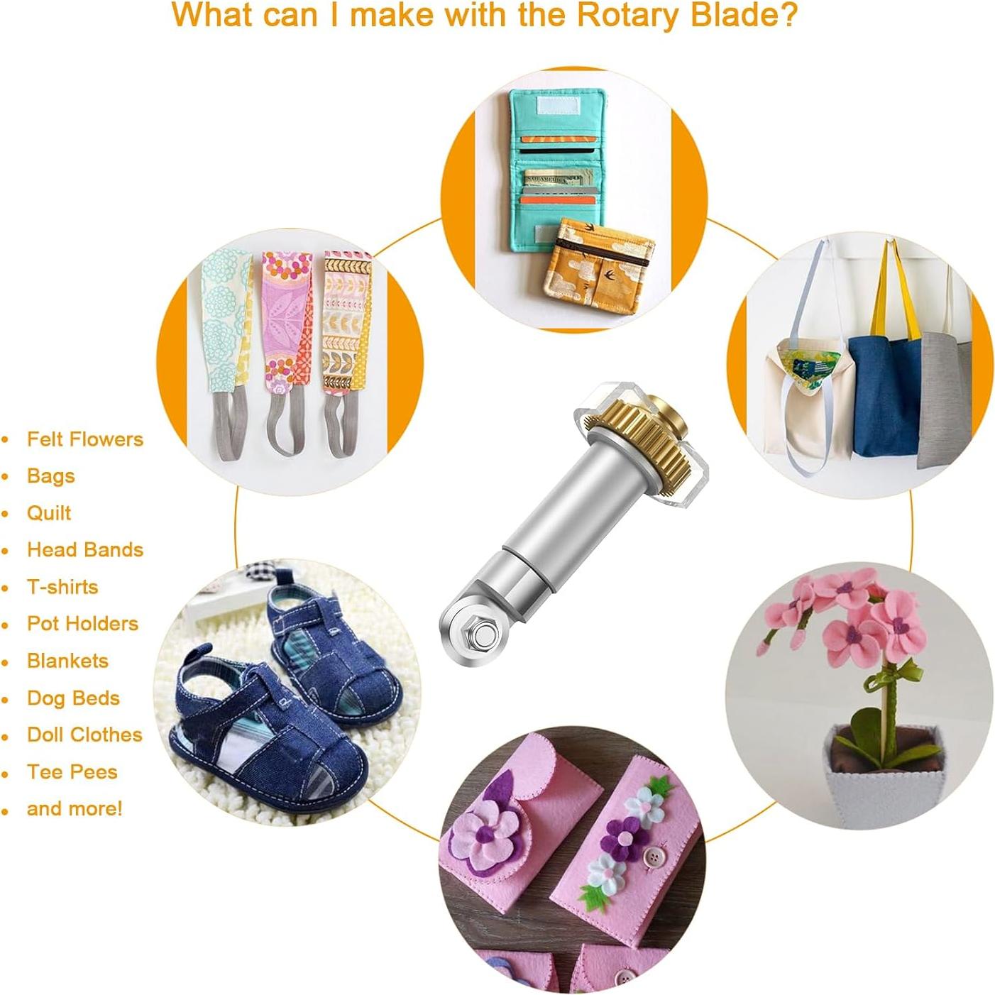 Cuchilla Rotativa Aosry para Maker 4/3 - Cortes Precisión Tela