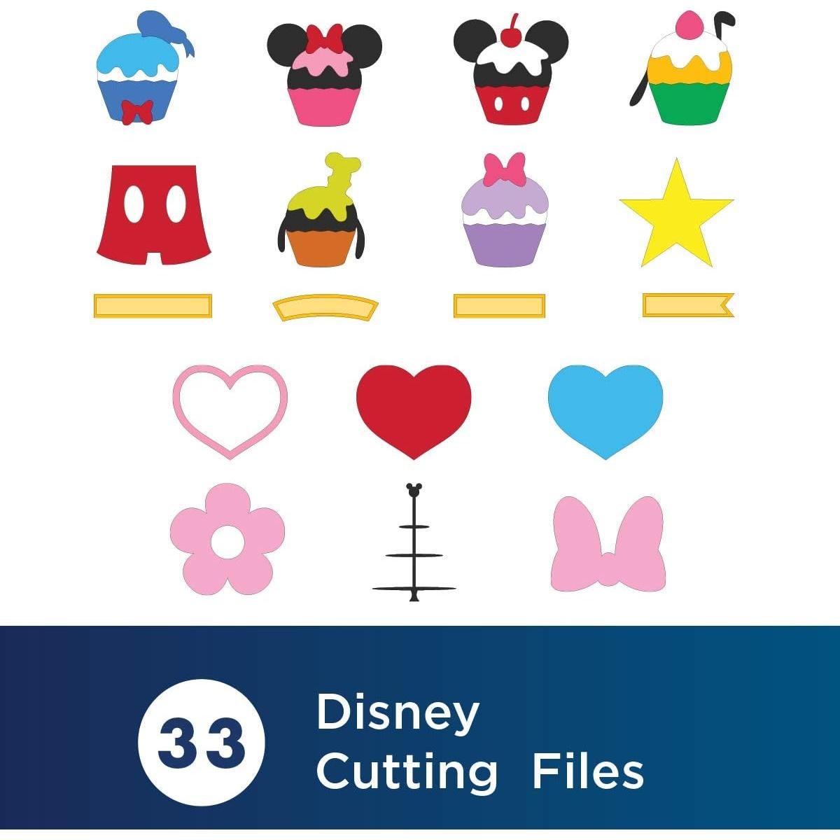 Patrones de Apliques Disney Brother CADSNP03 - 33 Diseños