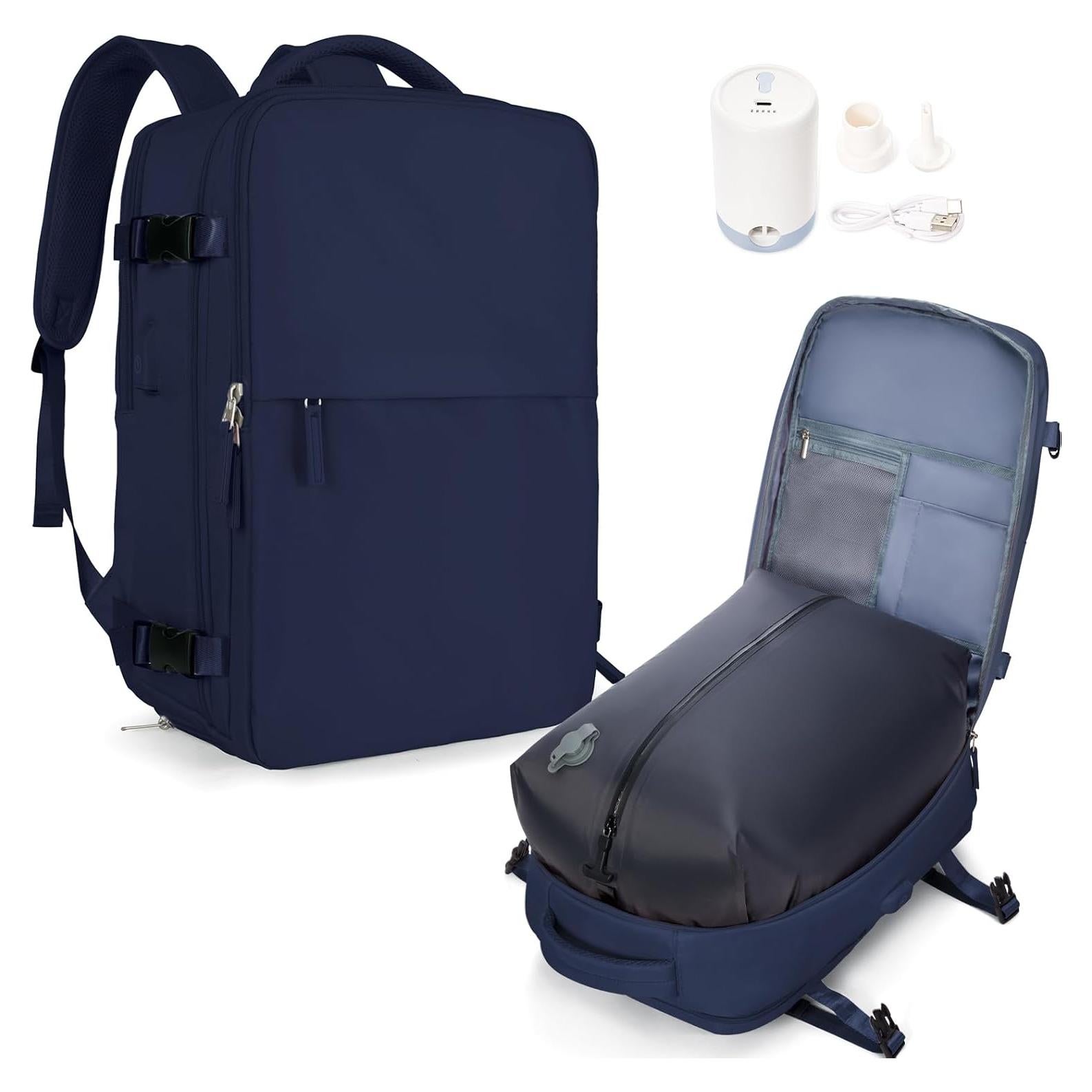 Mochila de Vacío UPPACK con Bomba 31L Azul Marino