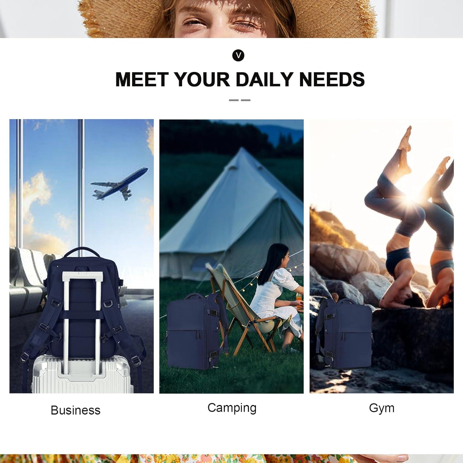 Mochila de Vacío UPPACK con Bomba 31L Azul Marino