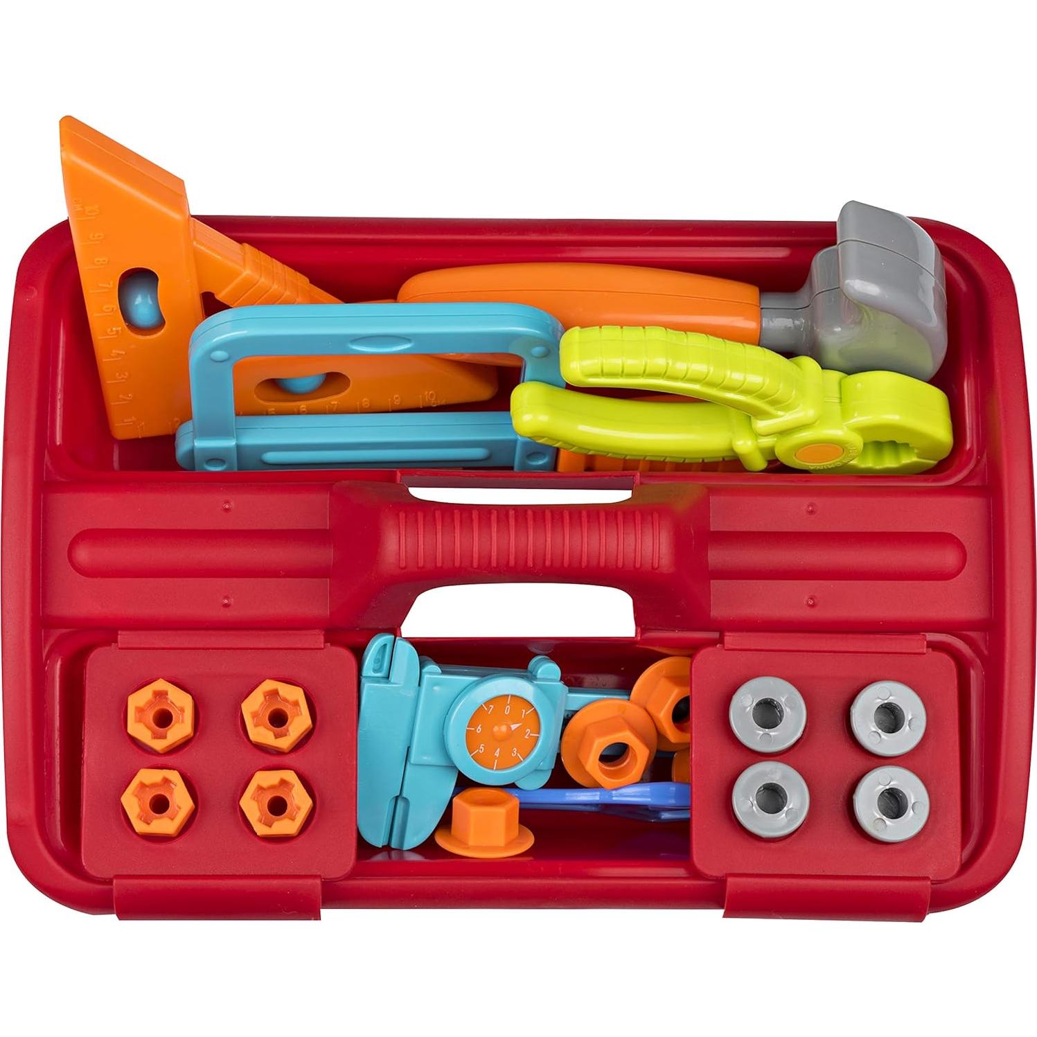 Juego de Caja de Herramientas 23 Piezas Playkidz para Niños