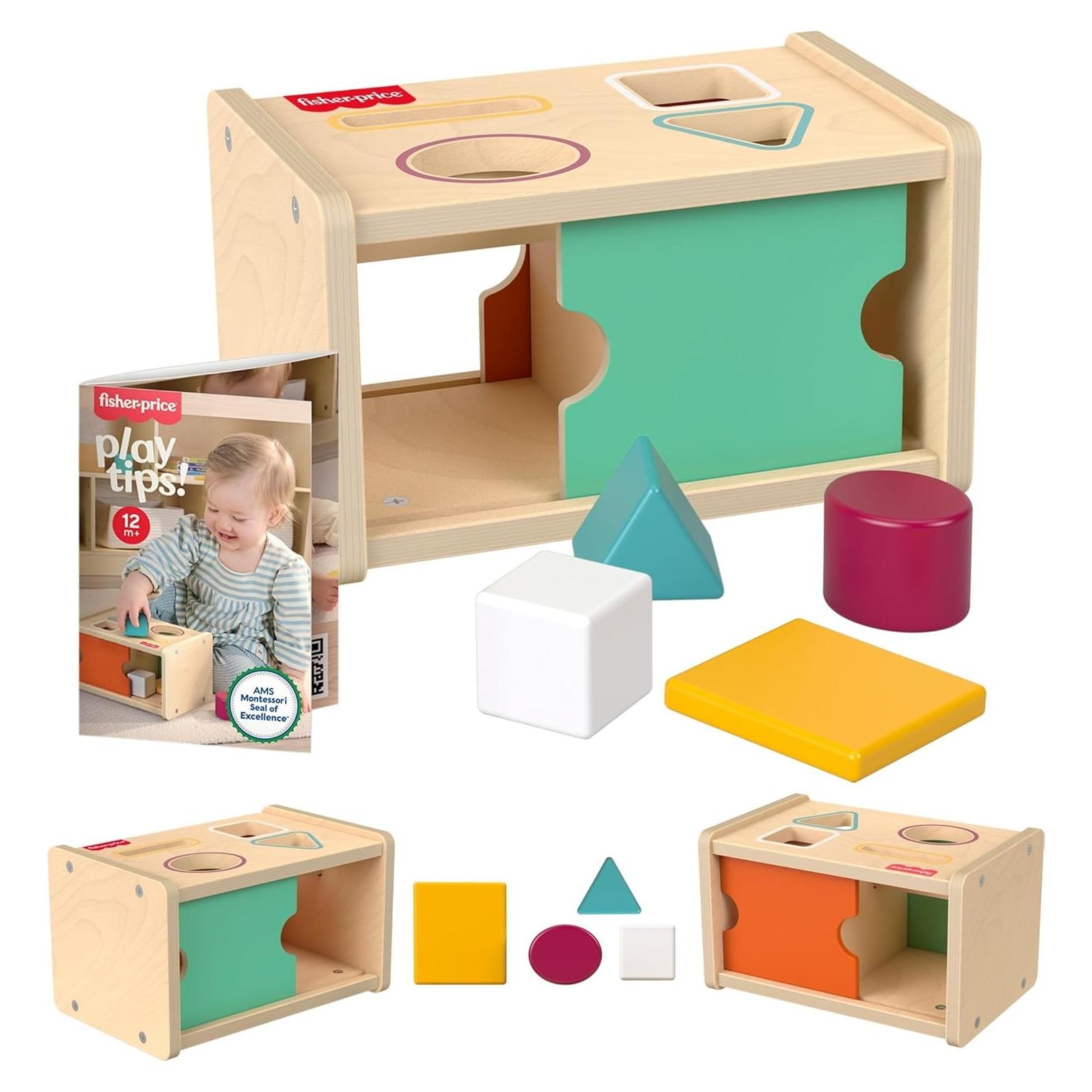 Caja de Permanencia de Objetos Fisher-Price Montessori 13x20cm