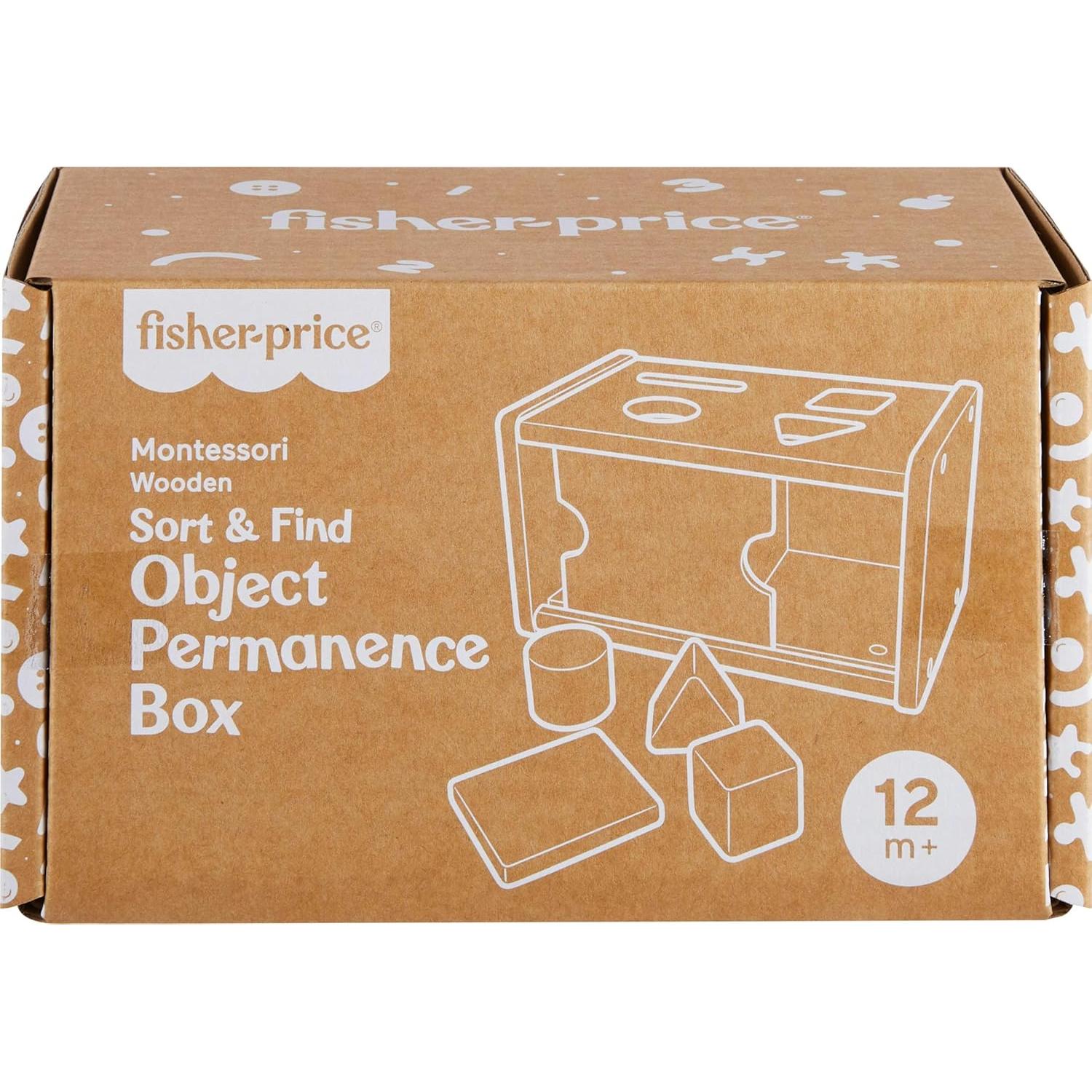 Caja de Permanencia de Objetos Fisher-Price Montessori 13x20cm