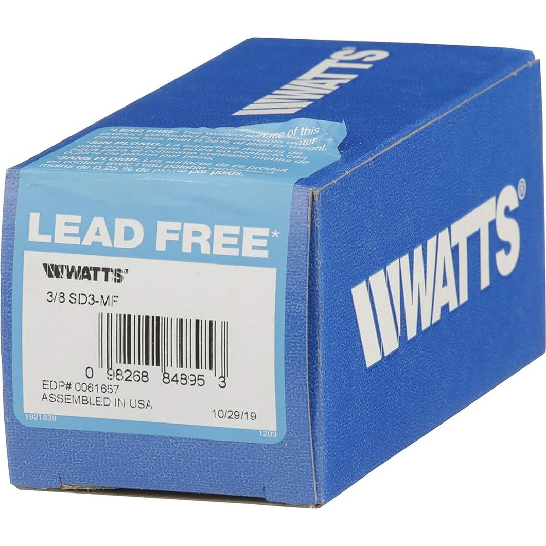 Válvula de Retención Doble Watts SD-3 3/8" Acero Inoxidable