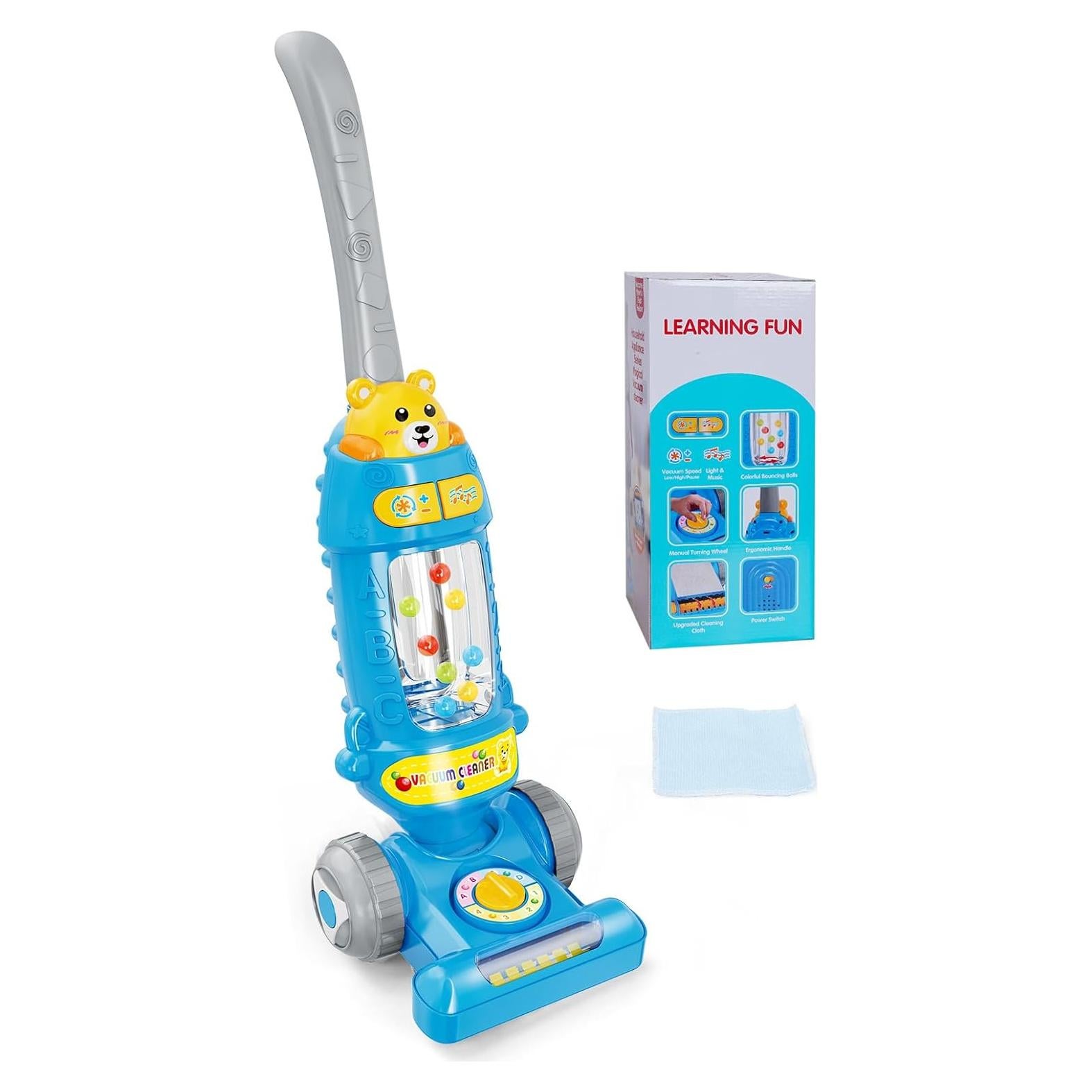 Aspiradora de Juguete Azul Five Star Toys con Luz y Sonido