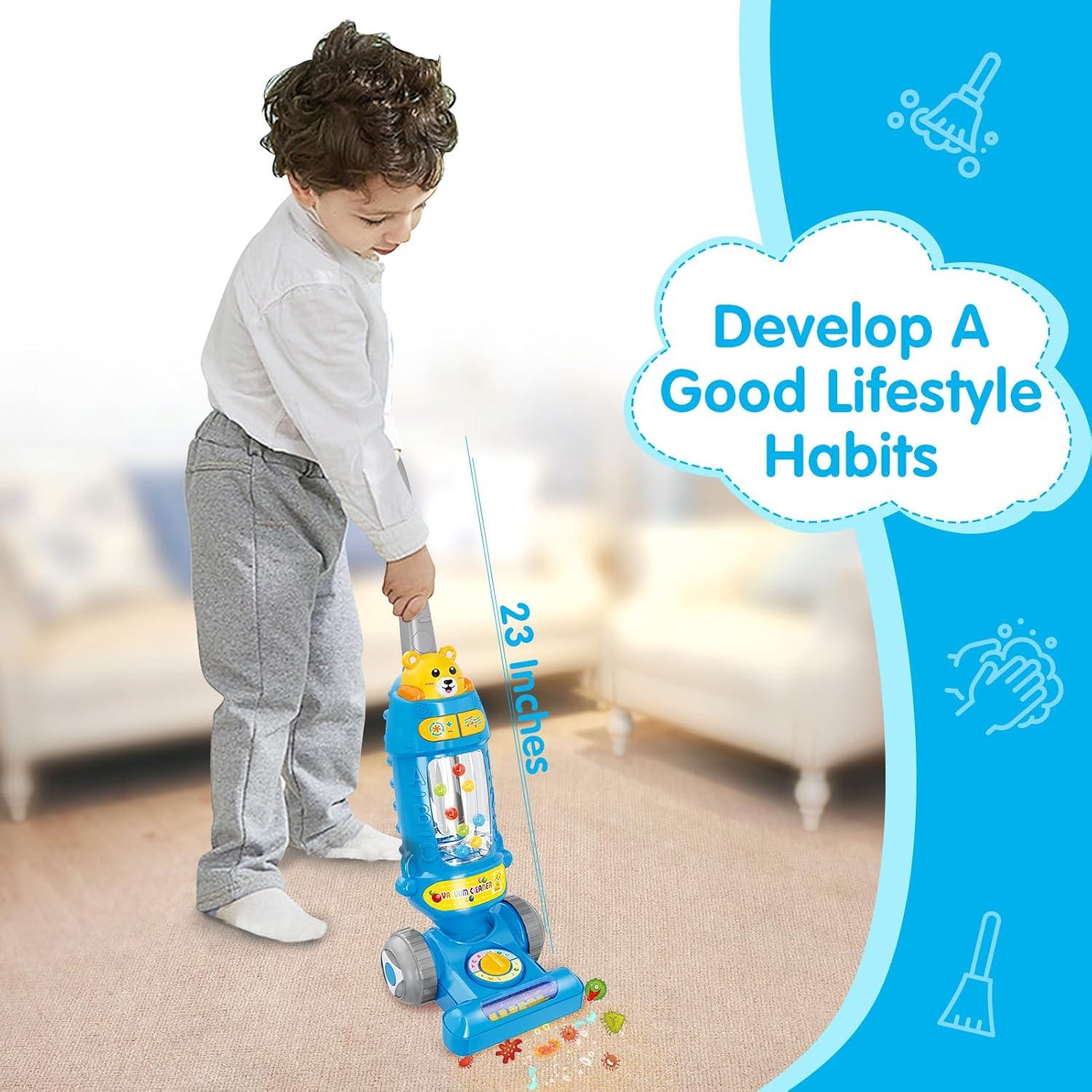 Aspiradora de Juguete Azul Five Star Toys con Luz y Sonido