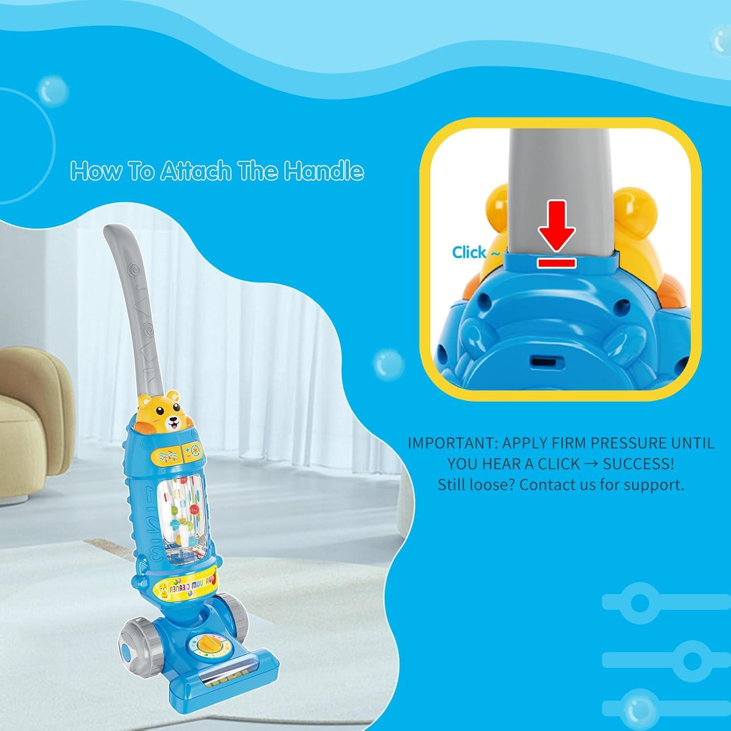 Aspiradora de Juguete Azul Five Star Toys con Luz y Sonido