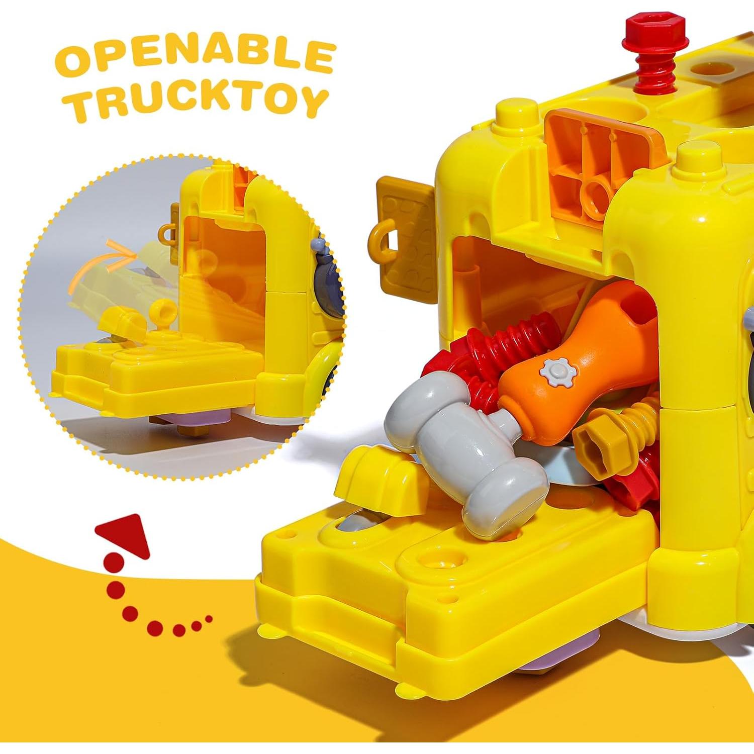 Kit de Herramientas Montessori SO&MOTOYS 53 Piezas para Niños 3-5 Años