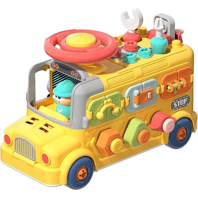 Kit de Herramientas Montessori SO&MOTOYS 53 Piezas para Niños 3-5 Años