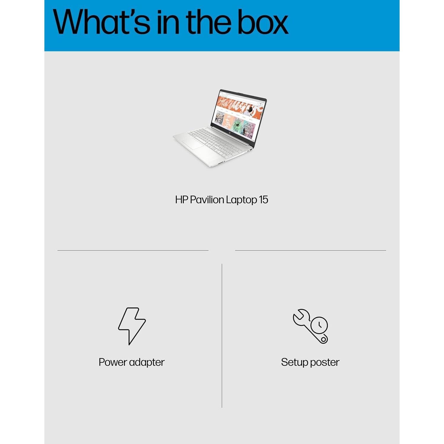 Laptop HP 15.6" AMD Ryzen 7 5700U 8GB RAM 256GB SSD